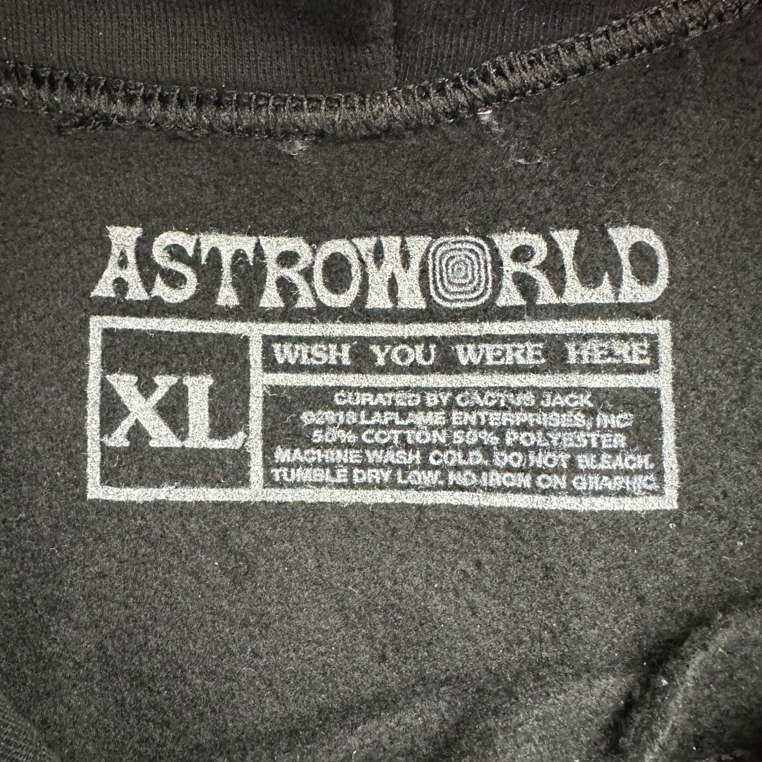 Travis Scott Astroworld Festival Run Hoodie Black