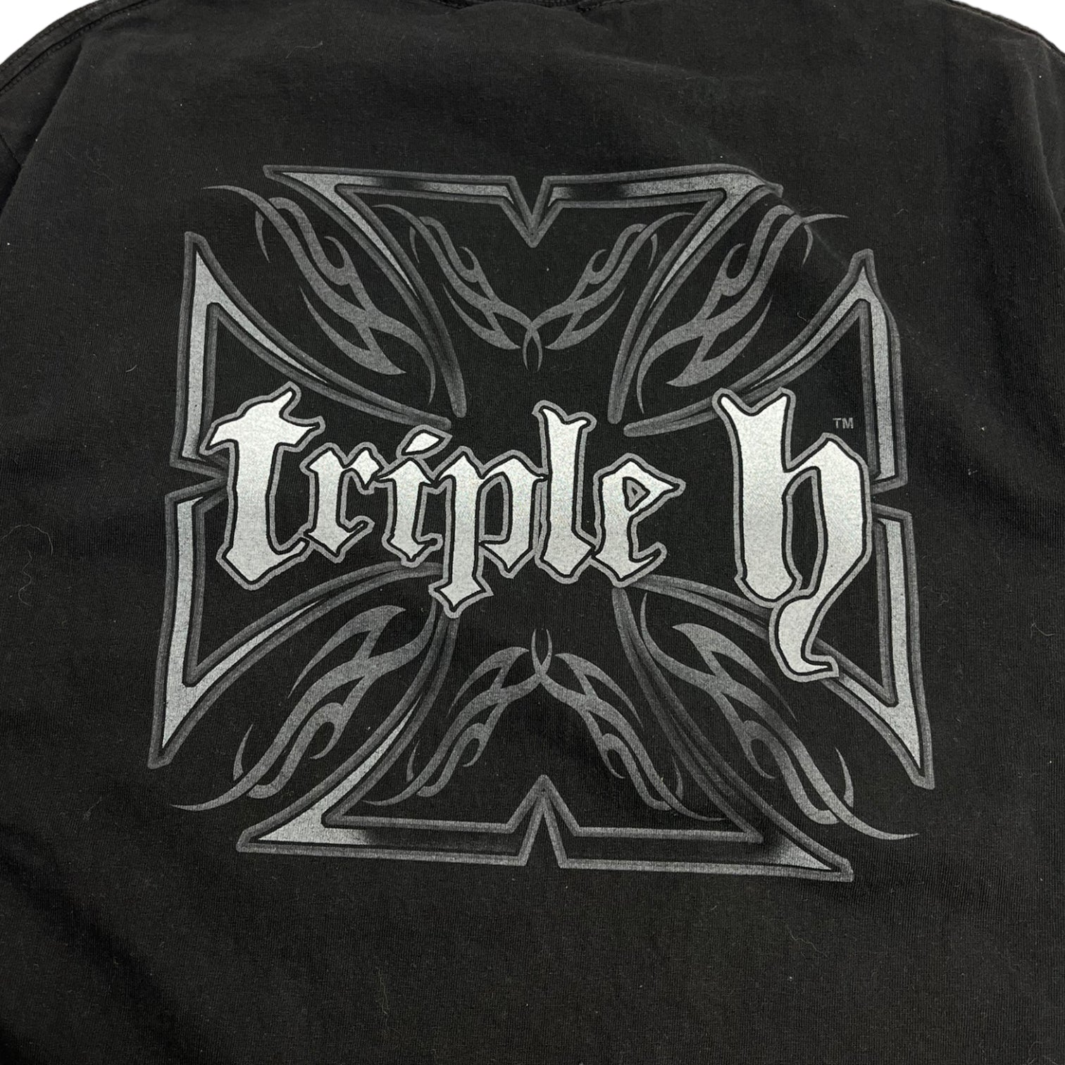 2002 Triple H Wrestling Tee Black