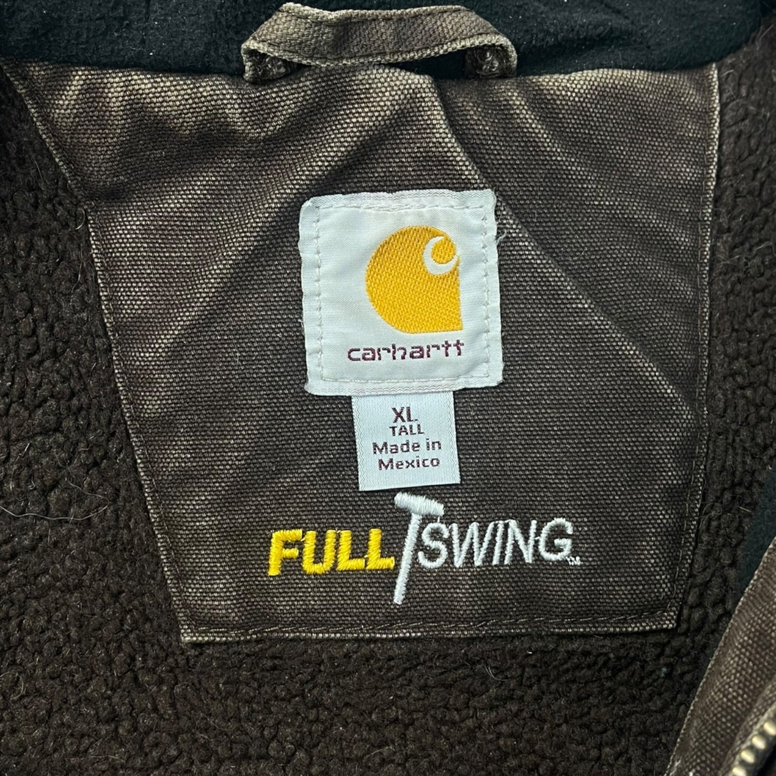 Carhartt Active Jacket Distressed Dark Brown