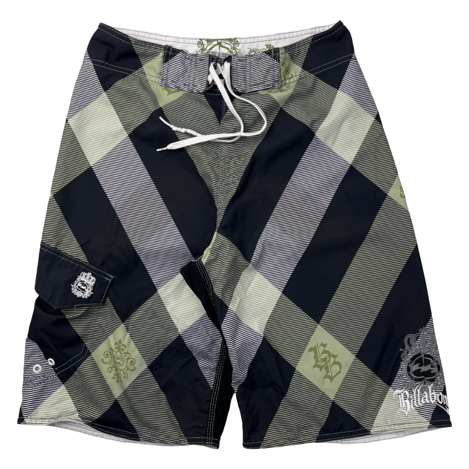 Vintage Y2K Billabong Board Shorts Sea Pickle Green
