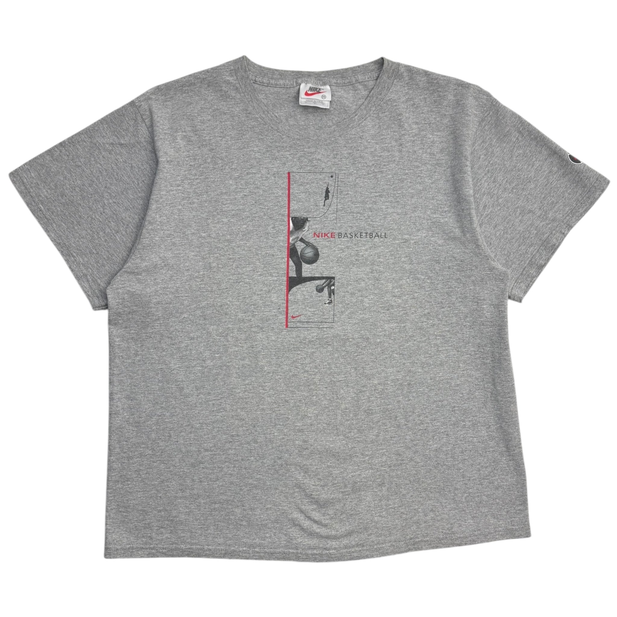 Vintage 90s Nike Basketball T-Shirt Grey