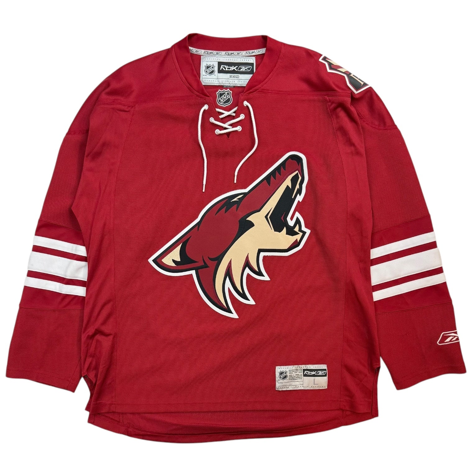 Vintage Reebok Arizona Coyotes Jersey Red