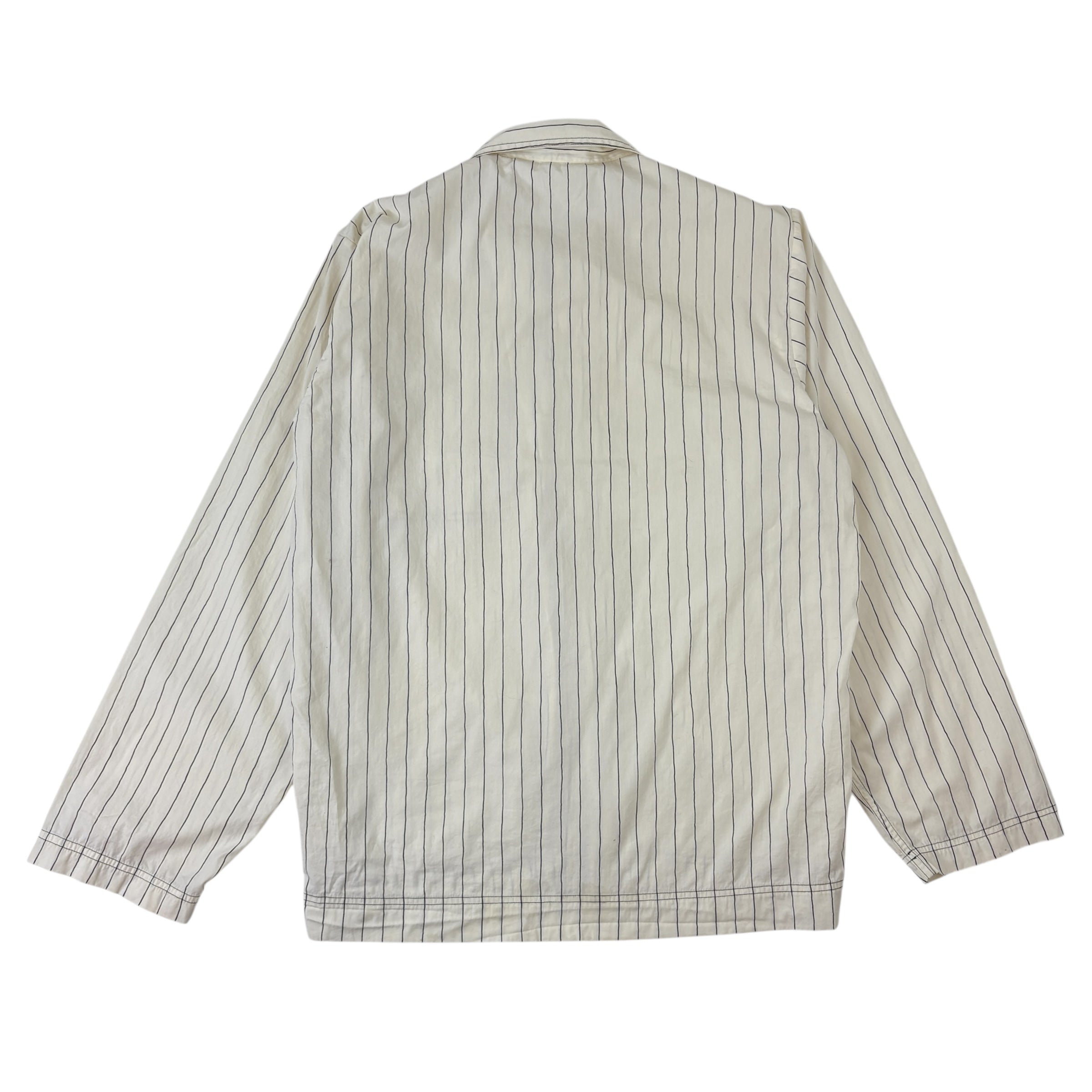Stussy Tekla Poplin Pyjama Shirt White