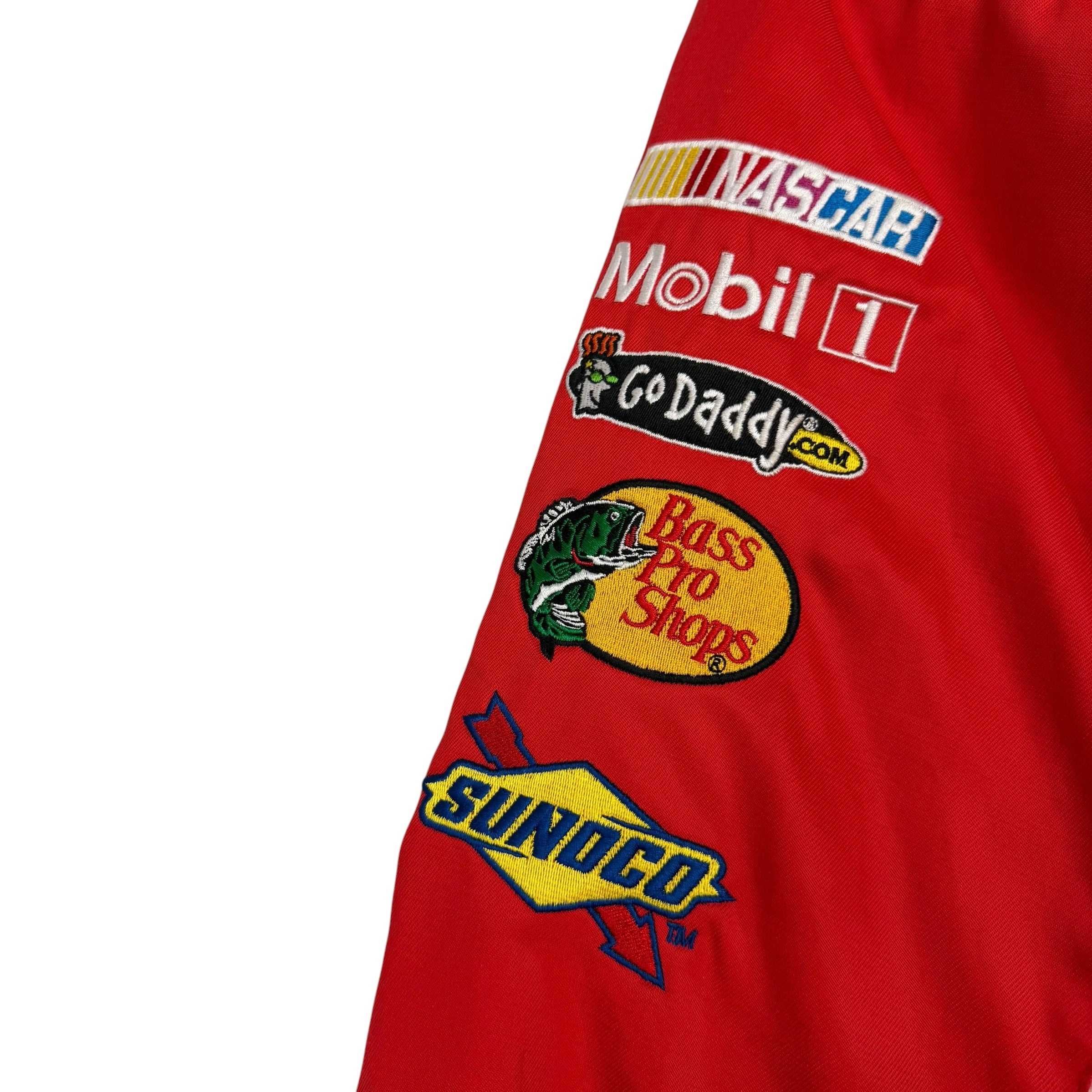 Vintage Chase Authentics Tony Stewart NASCAR Racing Jacket Red