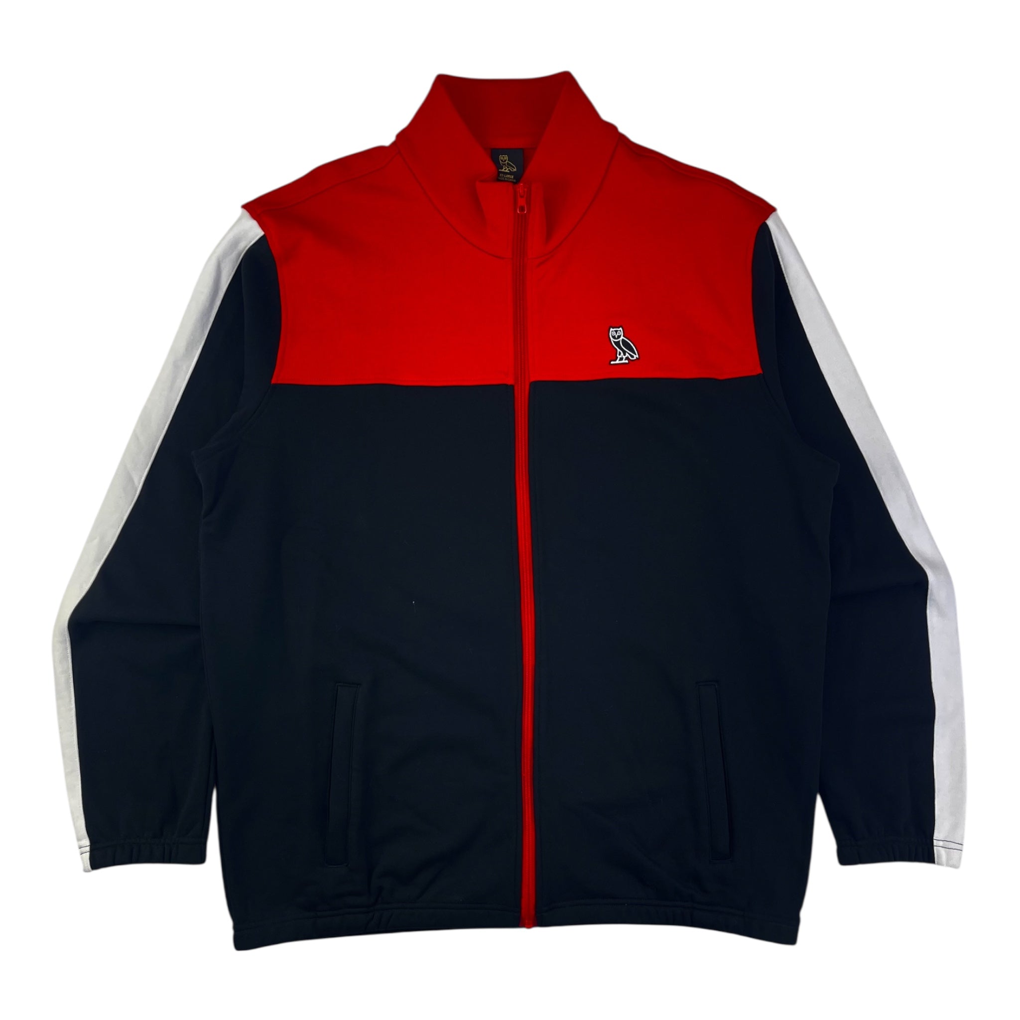 OVO All Court Track Jacket Black Red