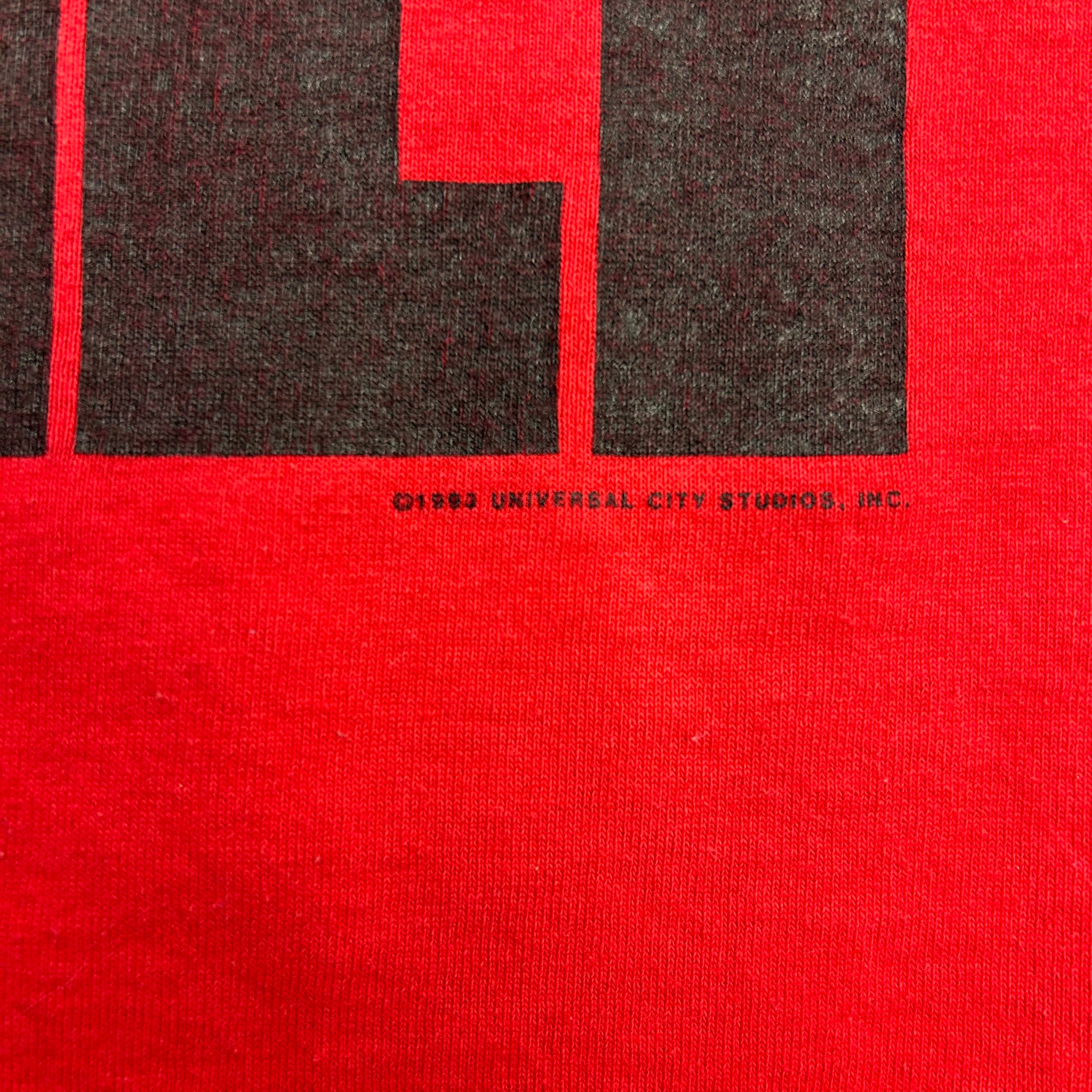 1993 Hard Target Promo Tee Red