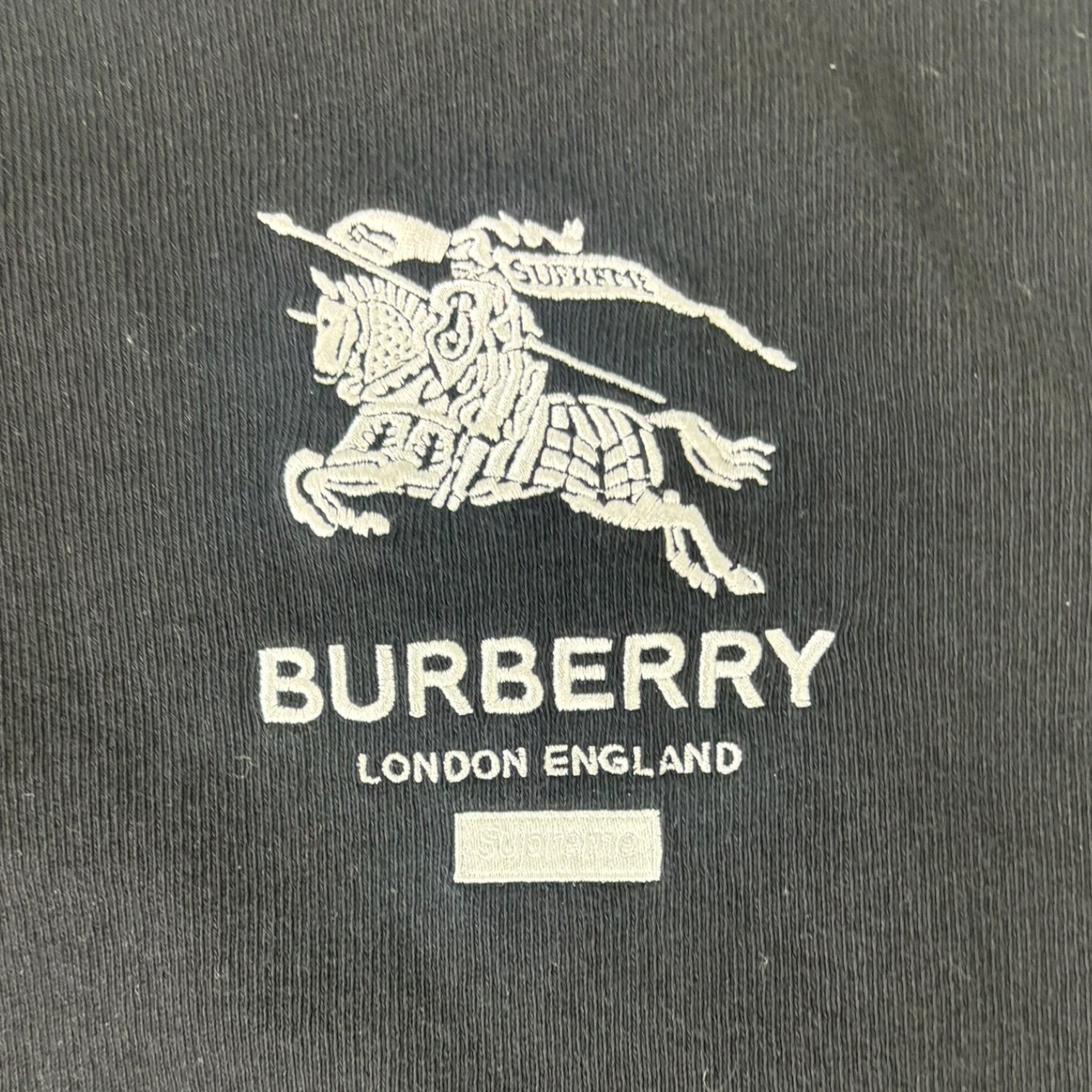 Burberry x Supreme Rugby Long Sleeve T-Shirt Black