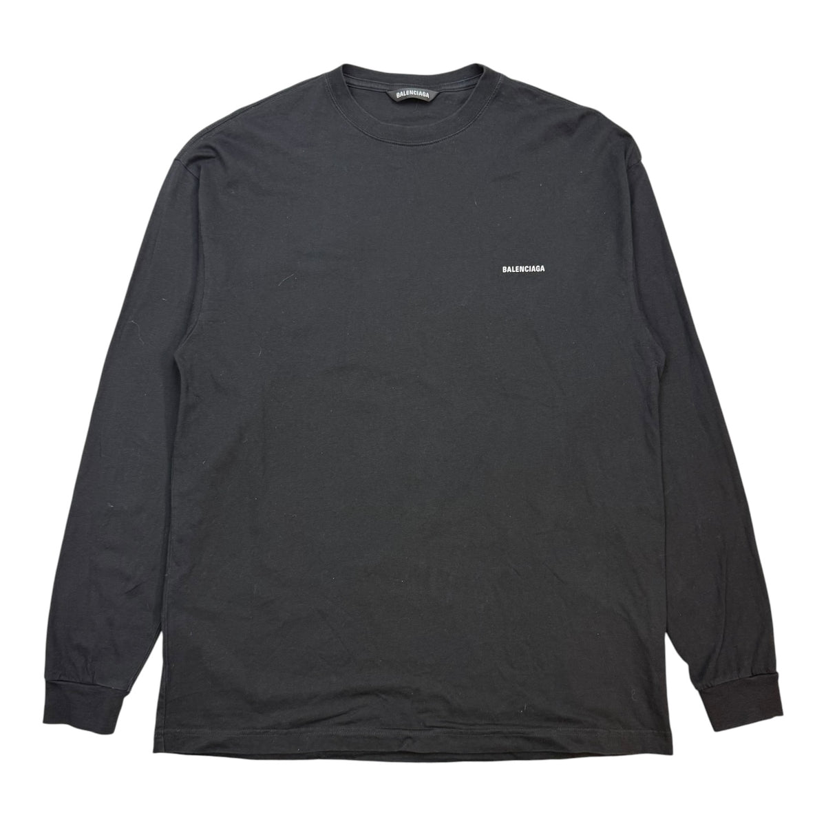 Balenciaga Small Logo L/S Tee Black