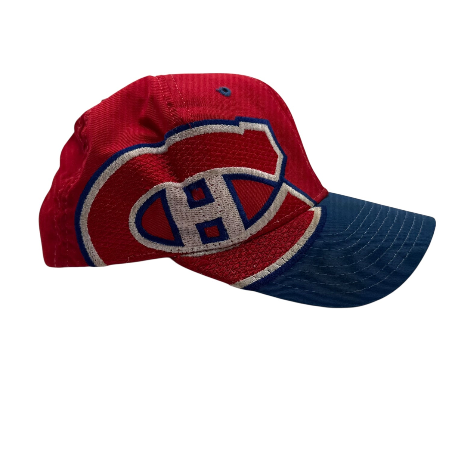 Vintage Starter Montreal Canadiens Wrap Around Script Hat Red/Blue