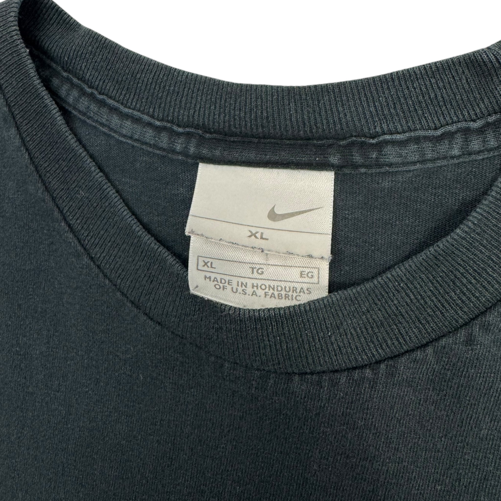 Vintage Nike Spellout & Swoosh T-Shirt Navy