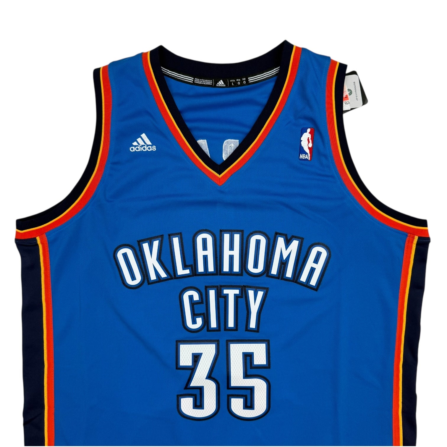 Adidas Oklahoma City Thunder Kevin Durant Home Jersey Blue