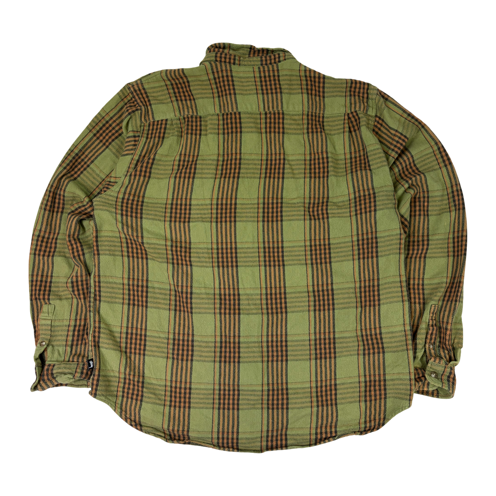 Stussy Laguna Plaid Shirt Green/Burnt Orange