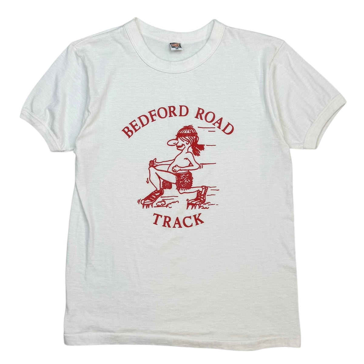 Vintage Bedford Road Track Tee White