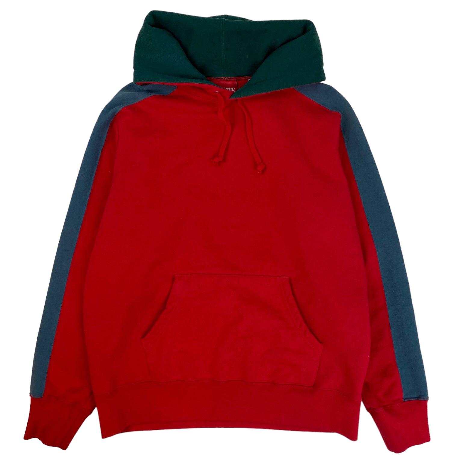 Supreme Paneled Hoodie Red