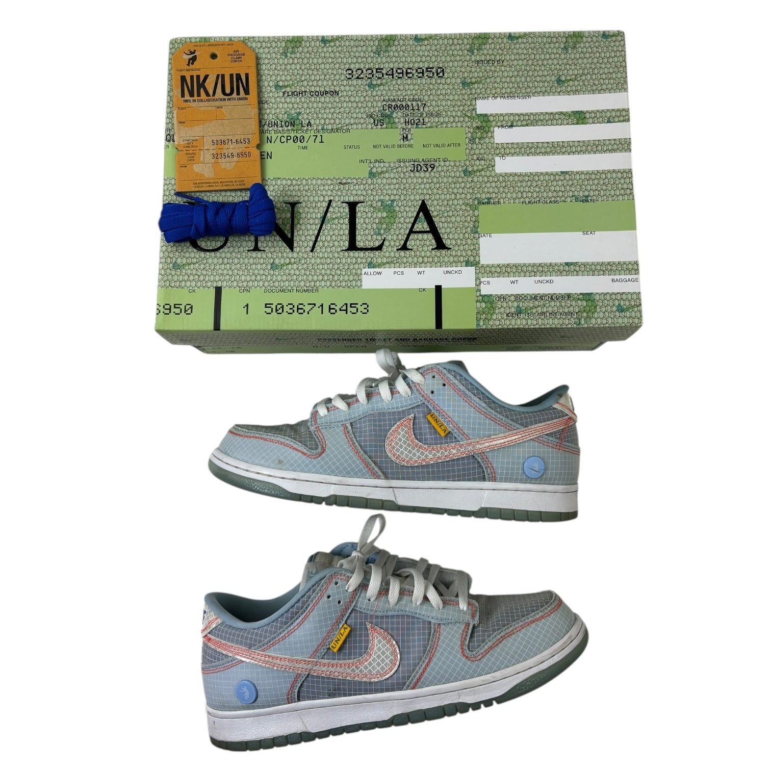 Union x Nike Dunk Low Passport Pack Argon (Used)