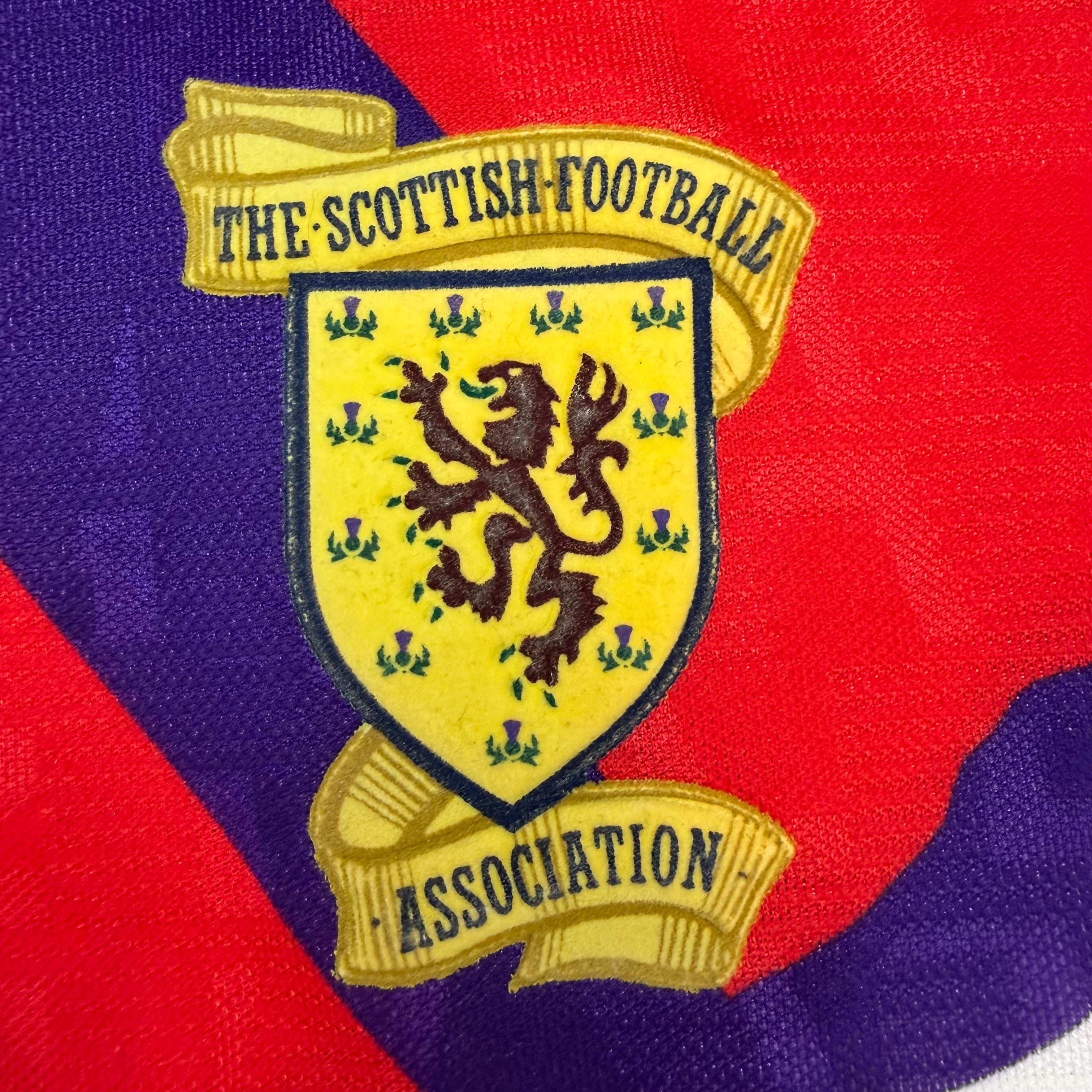 Vintage Umbro 1991-93 Scotland Away Jersey White