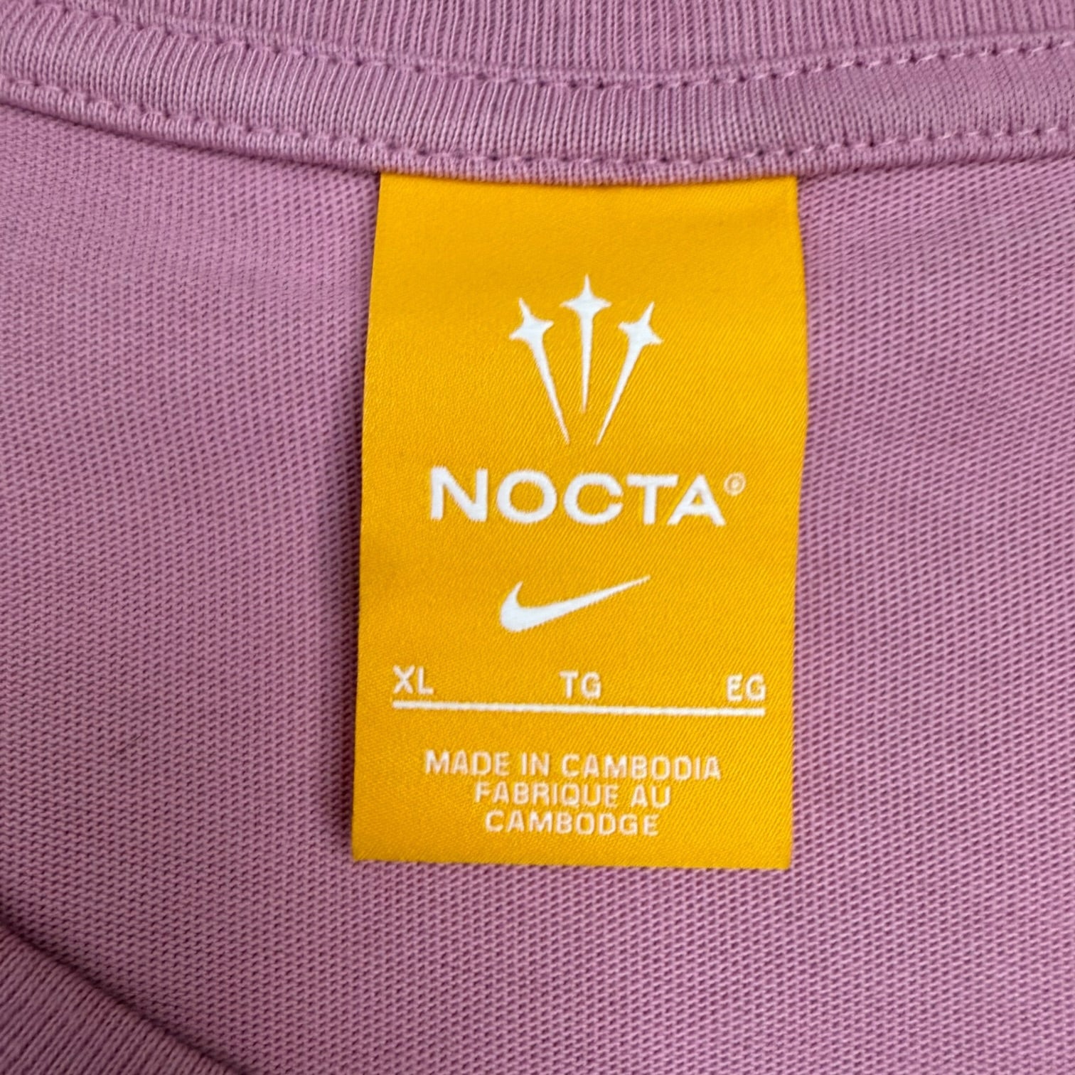 Nike x NOCTA NRG Big Body CS Tee Desert Berry