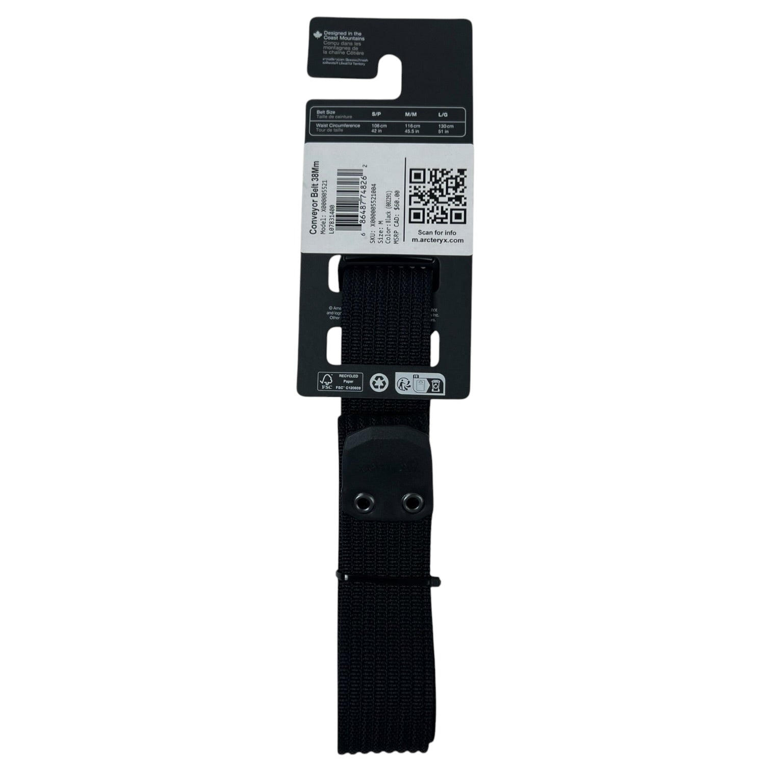 Arc’teryx Conveyor Belt Black