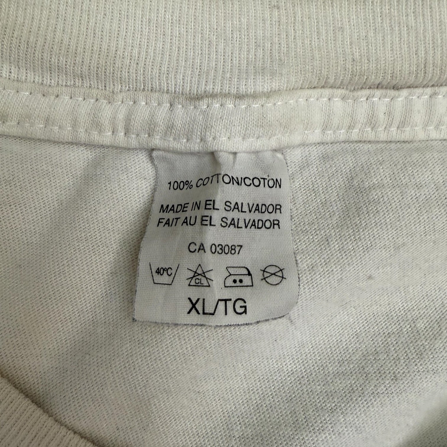 Vintage 1997 Rolling Stones Bridges To Babylon Tour Tee White