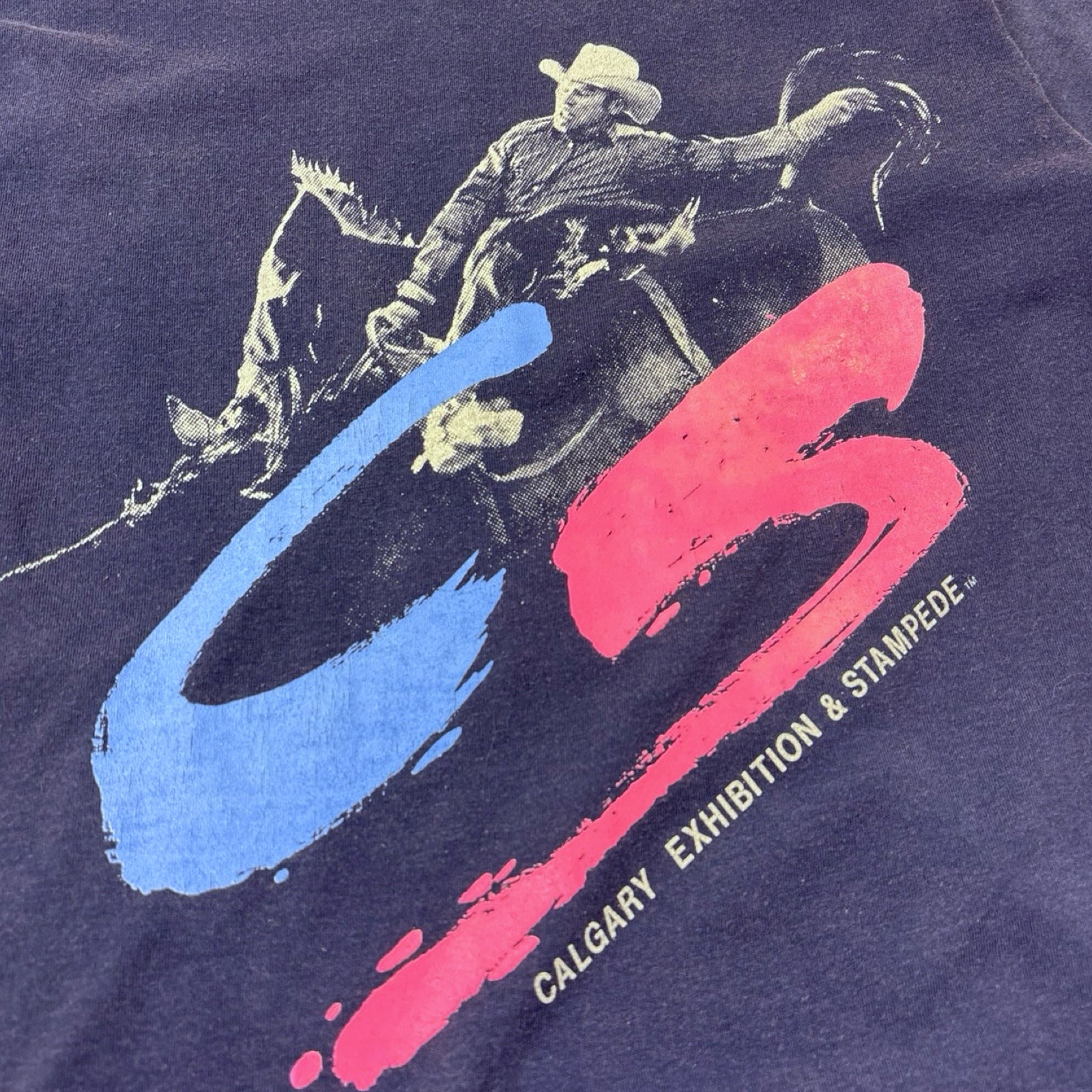 (W) Vintage Calgary Exhibition & Stampede T-Shirt Indigo