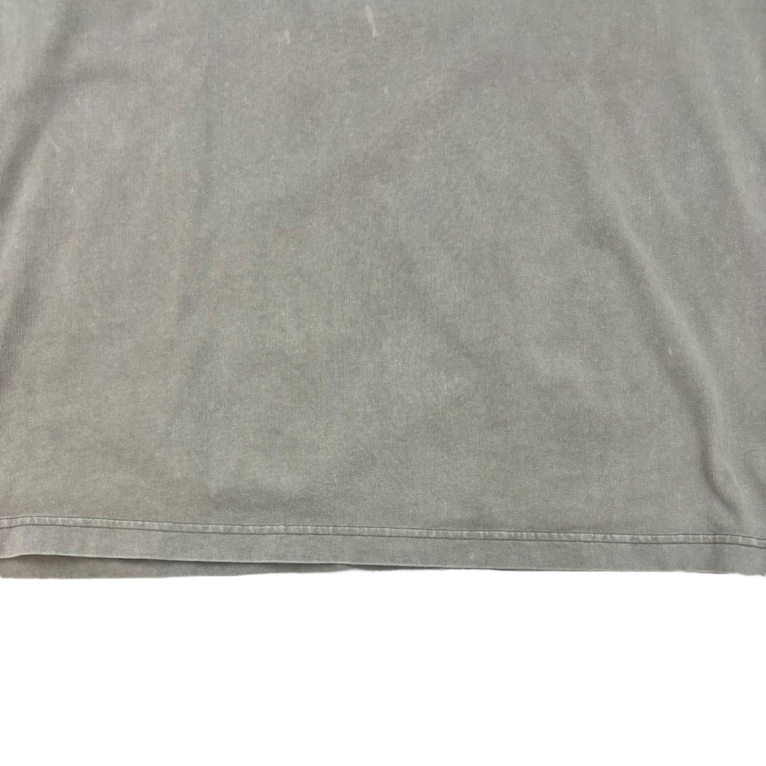OVO Garment Dyed Long Sleeve T-Shirt Grey