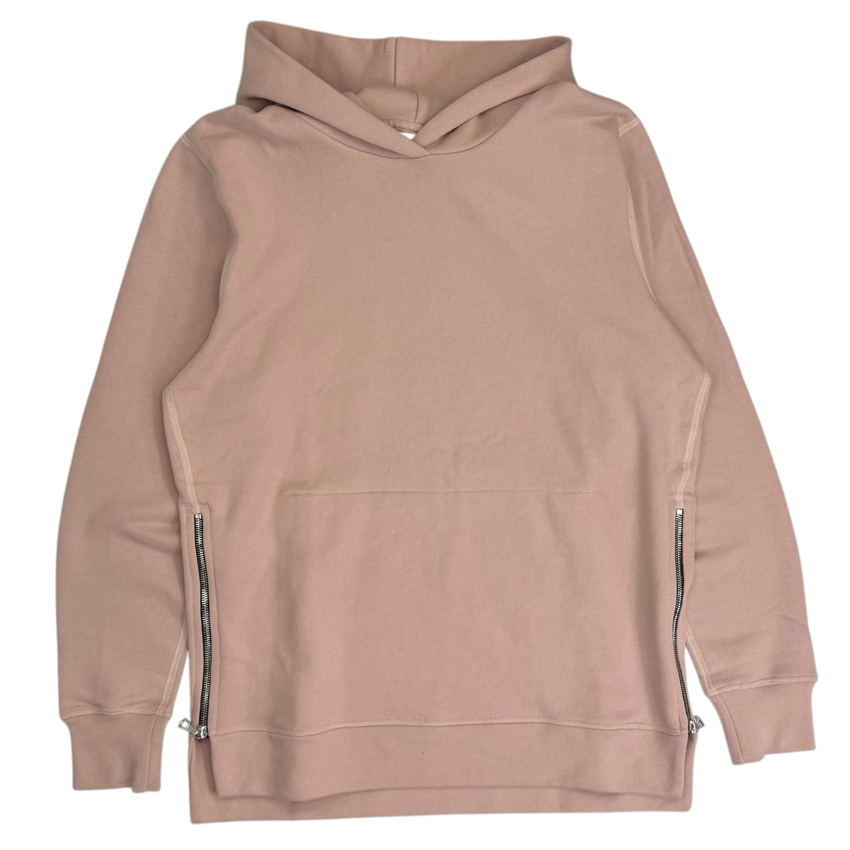 John Elliott Side Zip Hoodie Pink