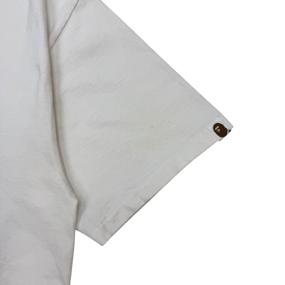 A Bathing Ape Bape Colour Camo College Tee White