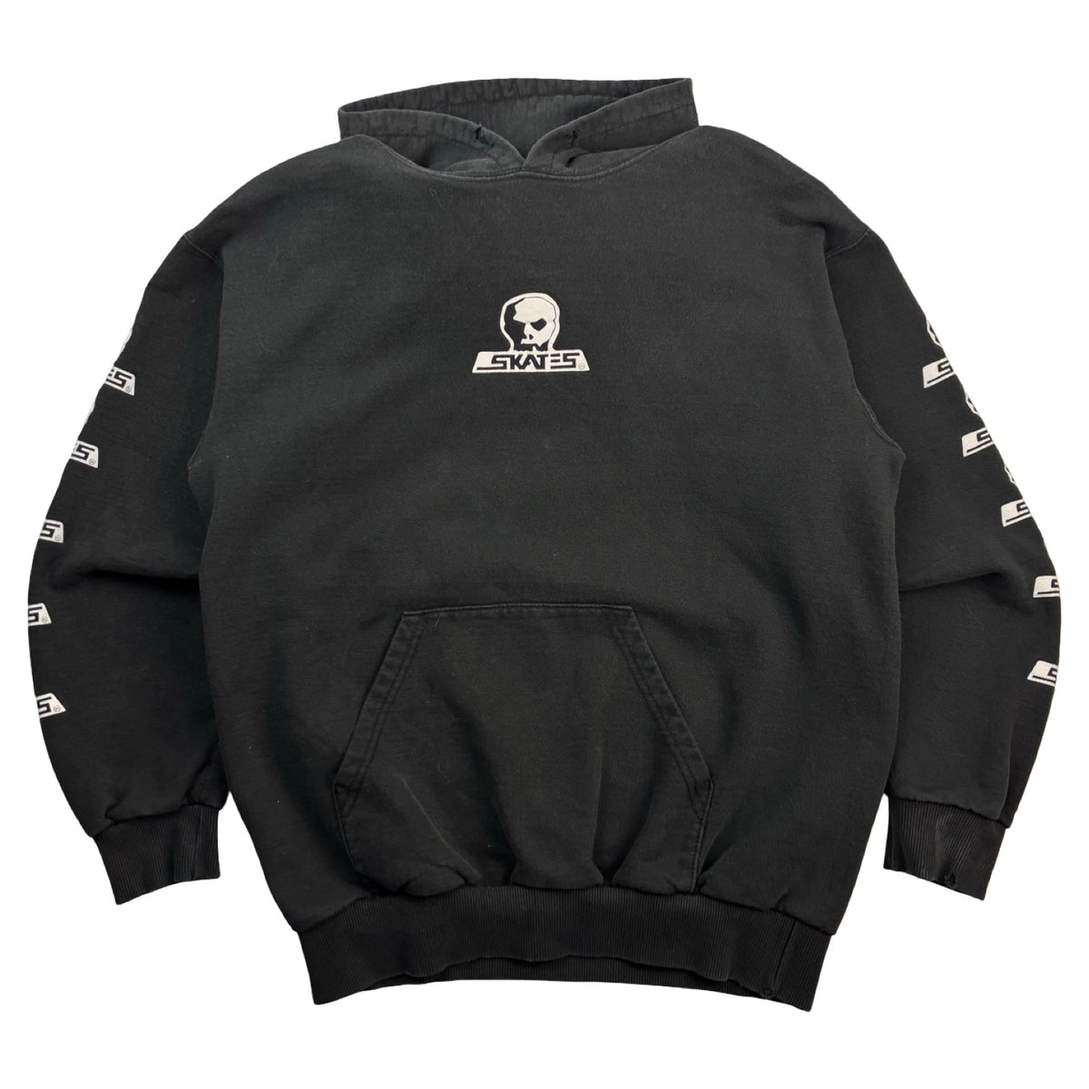 Vintage Skull Skates Hoodie