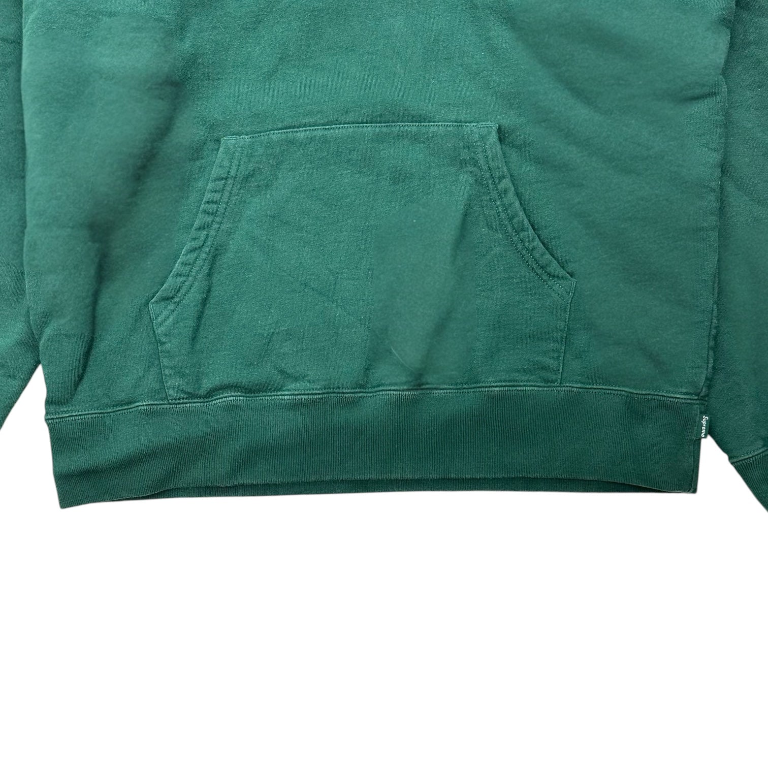 Supreme Chest Stripe Hoodie Green