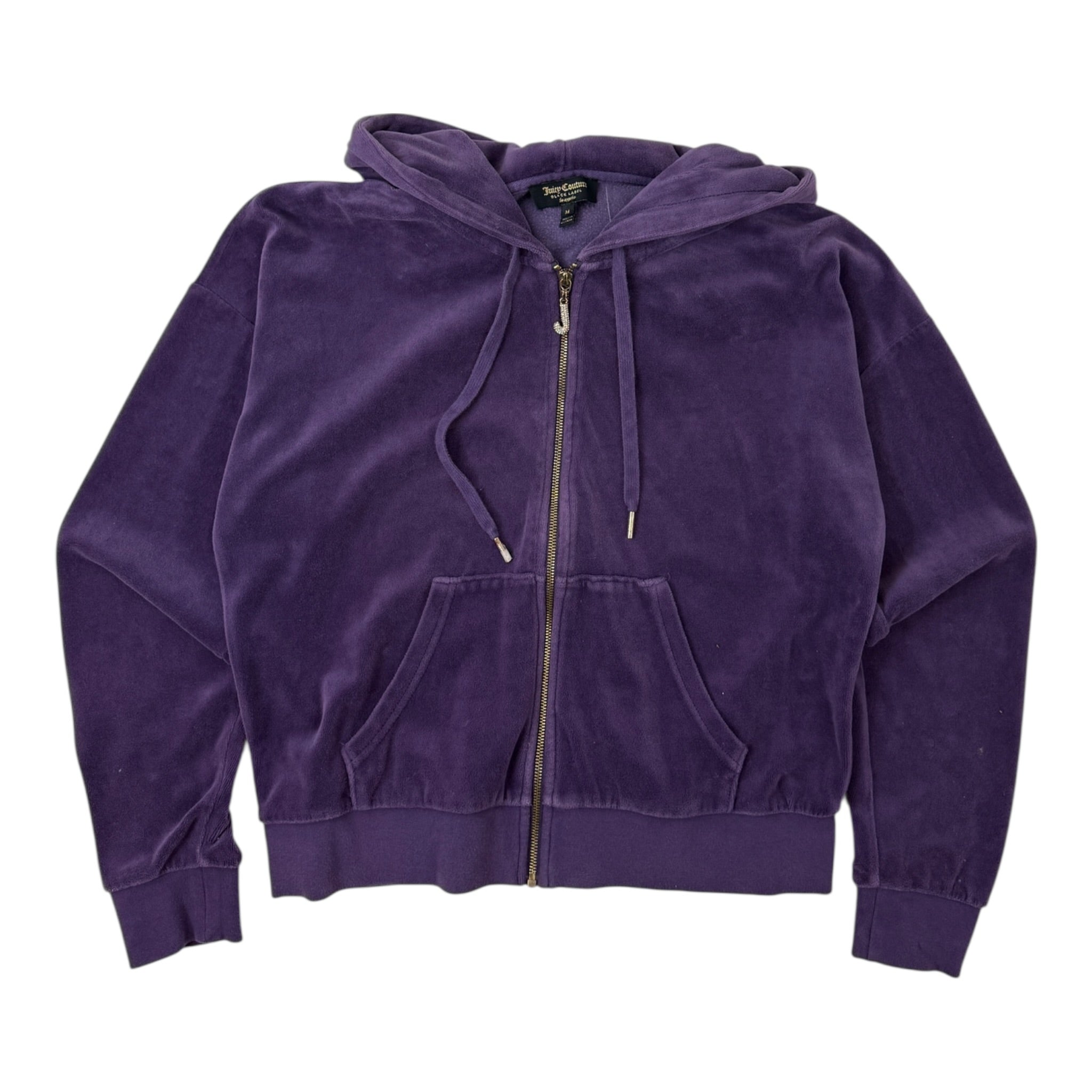 (W) Vintage Y2K Juicy Couture Purple Velour Track Jacket