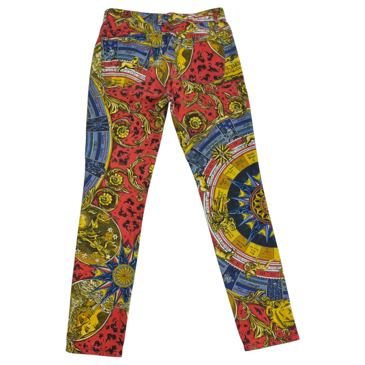 Moschino Multicolor Roman Scarf Jeans