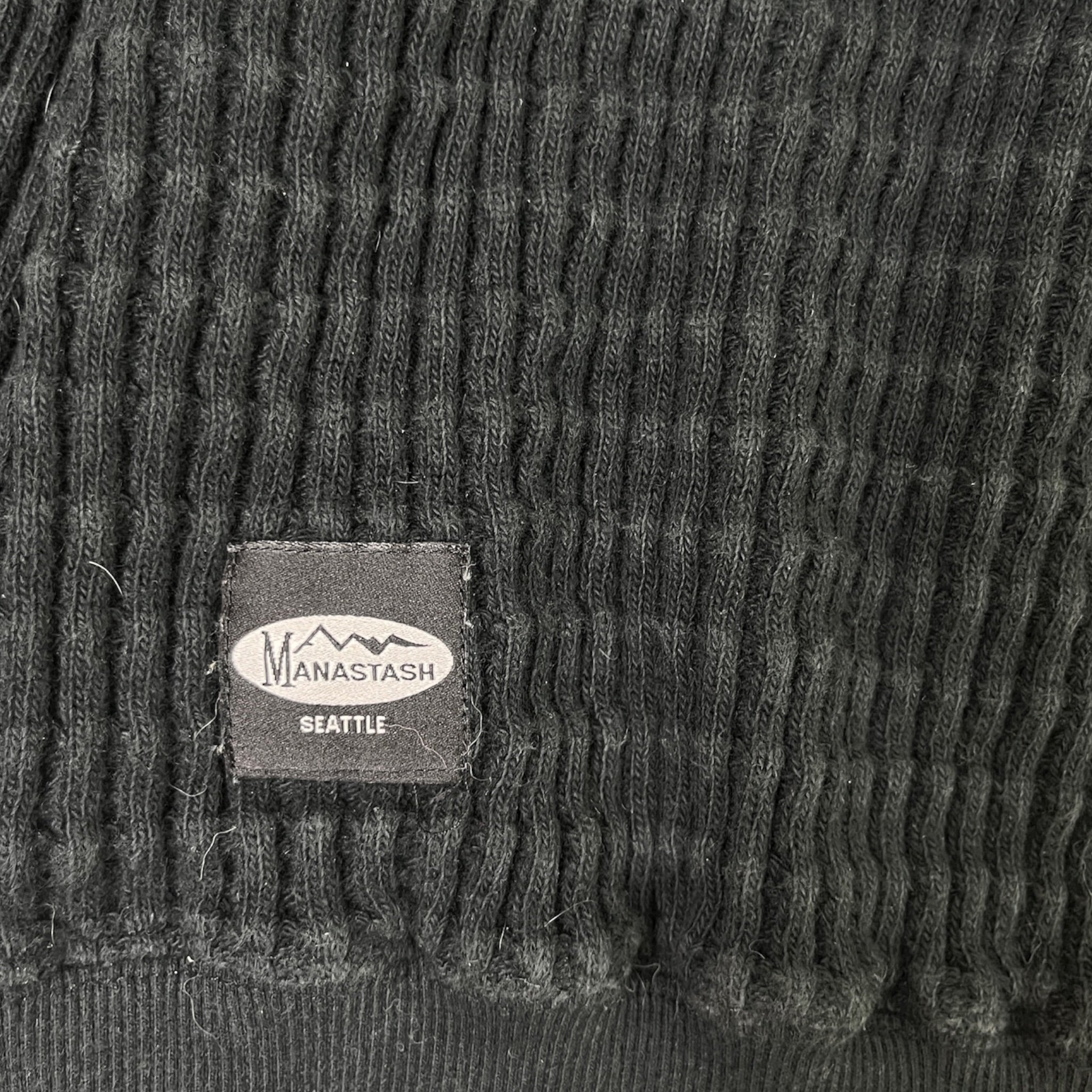 Manastash Heavy Snug Thermal Sweatshirt Black