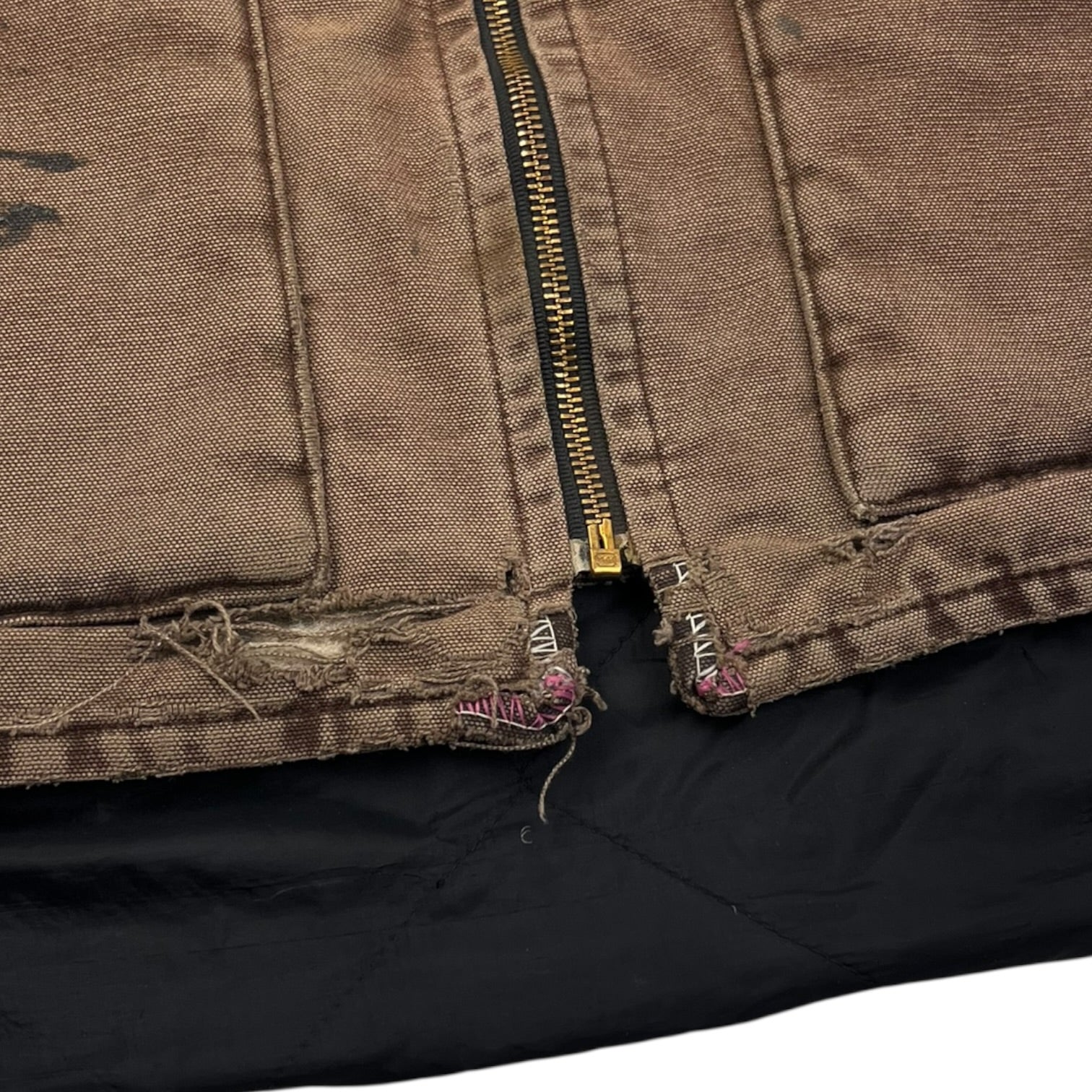 Vintage Carhartt Vest Washed Brown