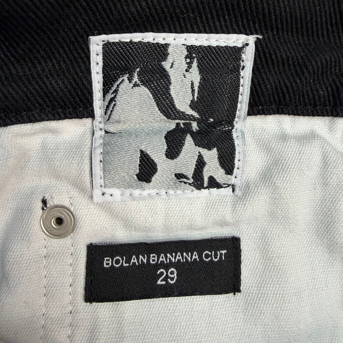 Rick Owens DRKSHDW Bolan Banana Cut Denim Pants Black