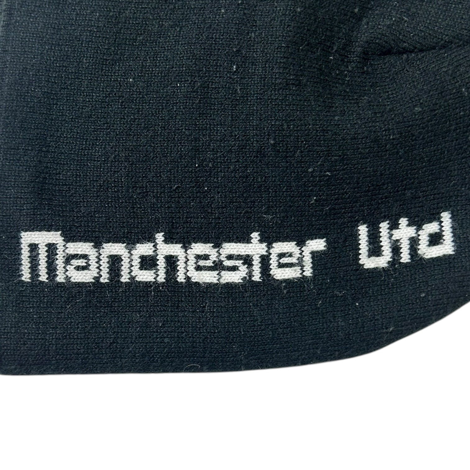 Vintage Nike Manchester United Skull Cap Beanie Black