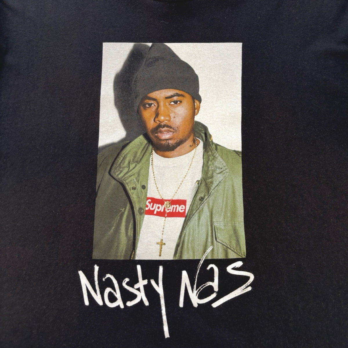 Supreme Nasty Nas Tee Black