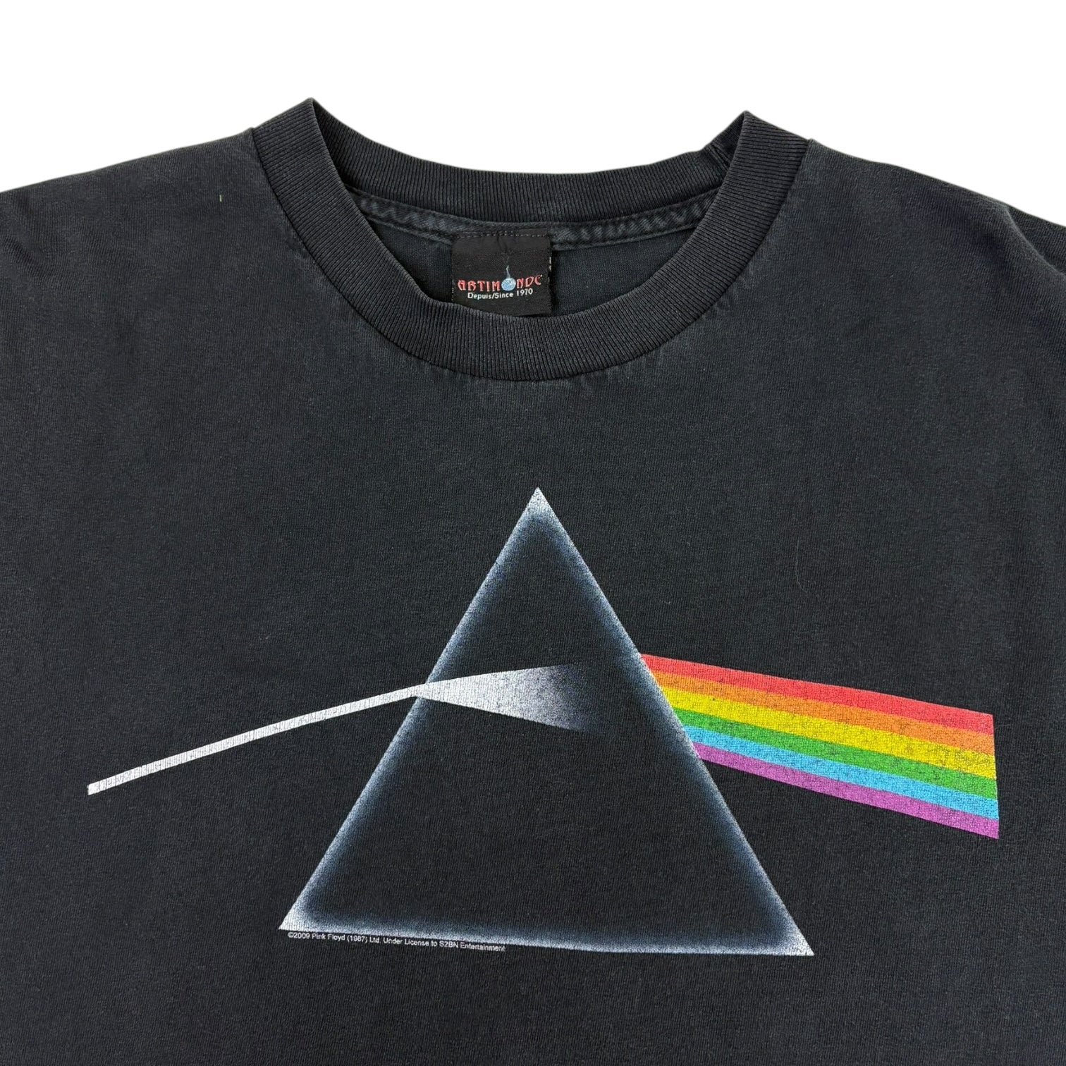 Vintage 2009 Pink Floyd Dark Side Of The Moon T-Shirt Black
