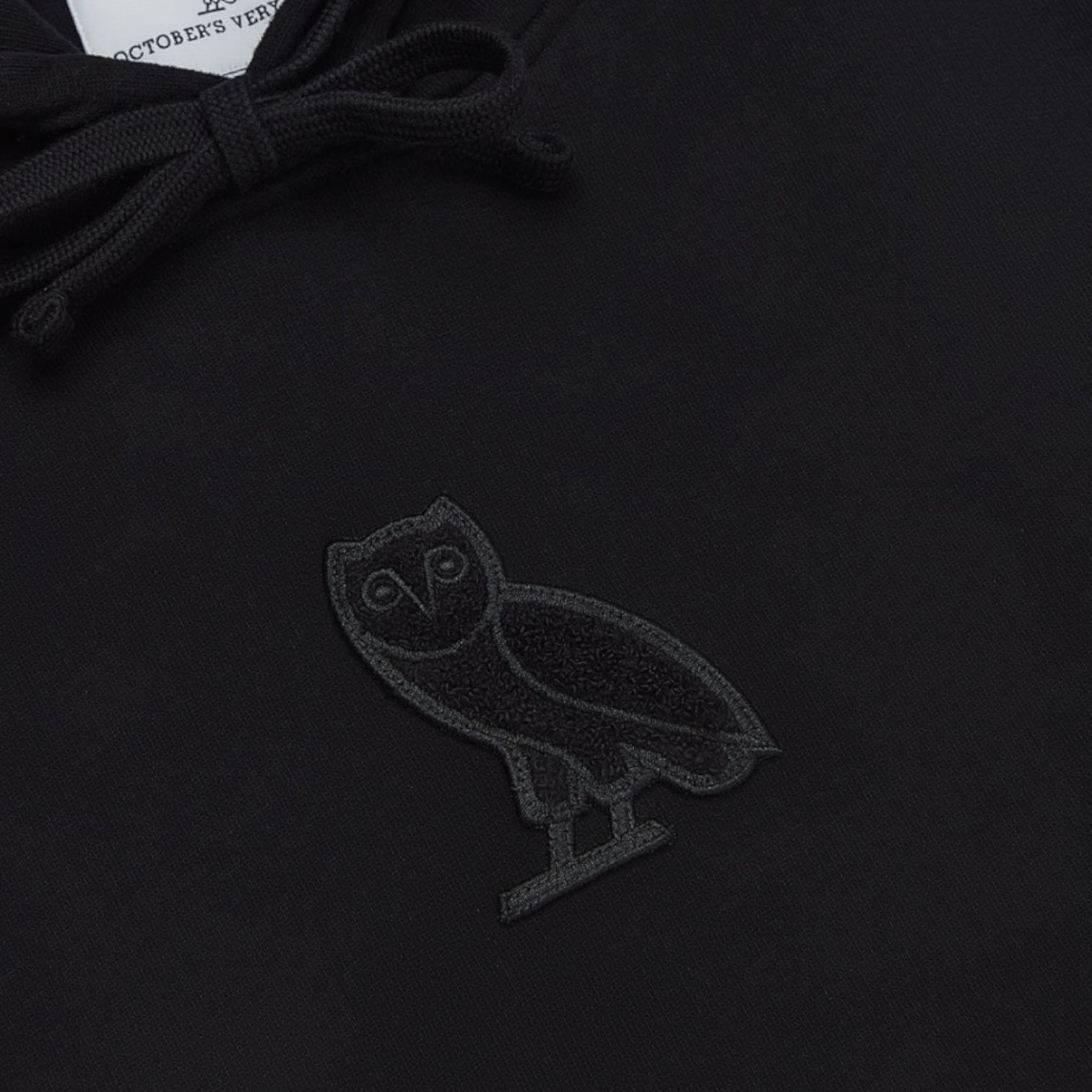 OVO Mini OG Logo Hoodie Black