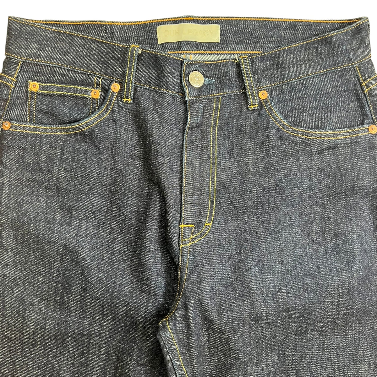 Our Legacy Workshop x Stussy Work Cut Jeans Blue Denim