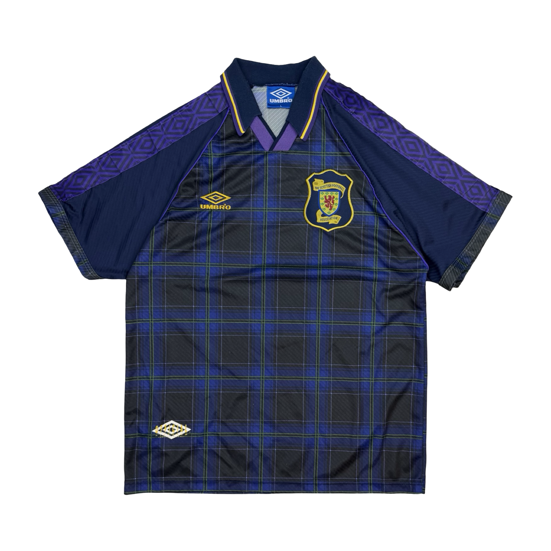 Vintage 1994-96 Umbro Scotland Home Jersey Purple
