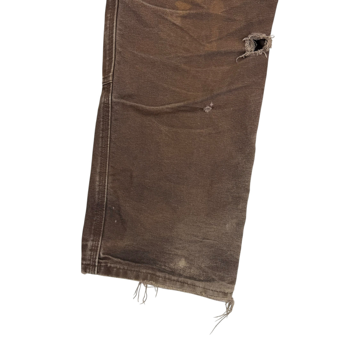 Vintage Carhartt Double Knee Distressed Pants Faded Brown
