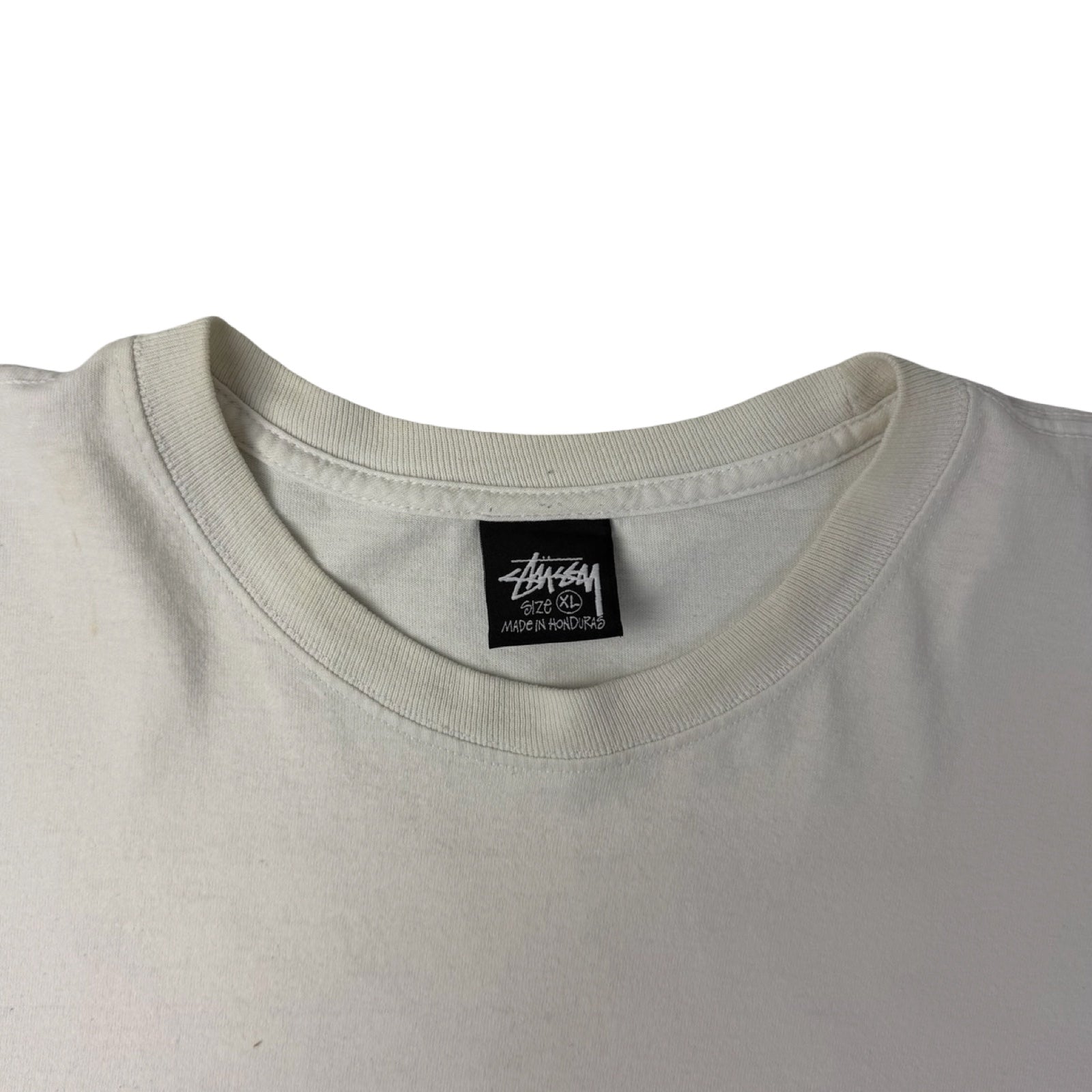 Stussy Built Tough Teddy T-Shirt White