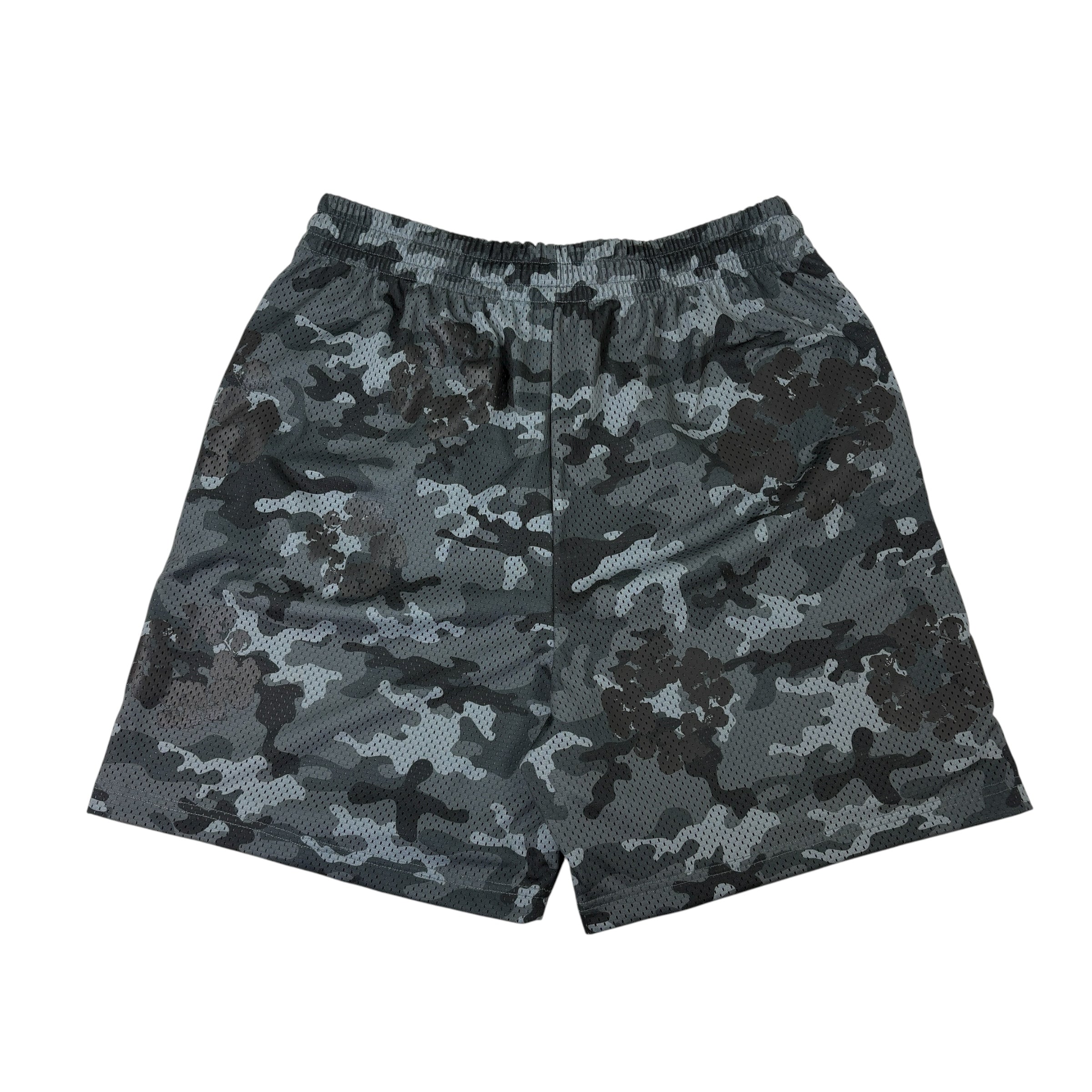 Denim Tears Camo Cotton Wreath Mesh Shorts Black Camo