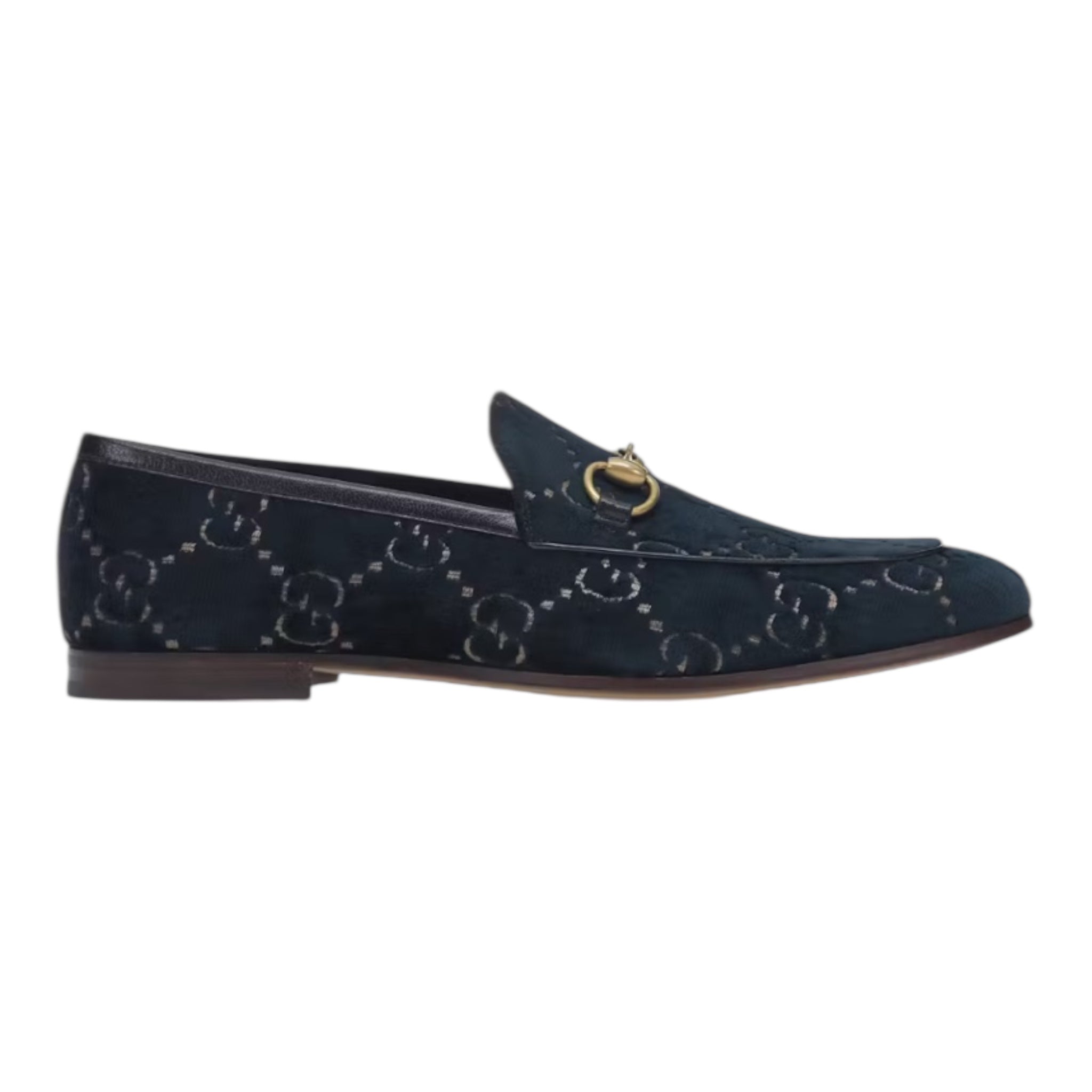 Gucci Jordaan GG Loafer Blue Velvet (Used)