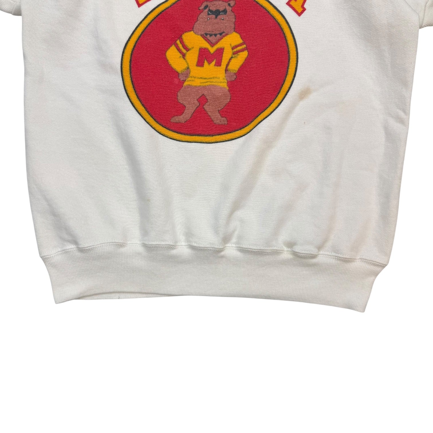 1980s University Of Duluth Minnesota Sweat Tee Grey