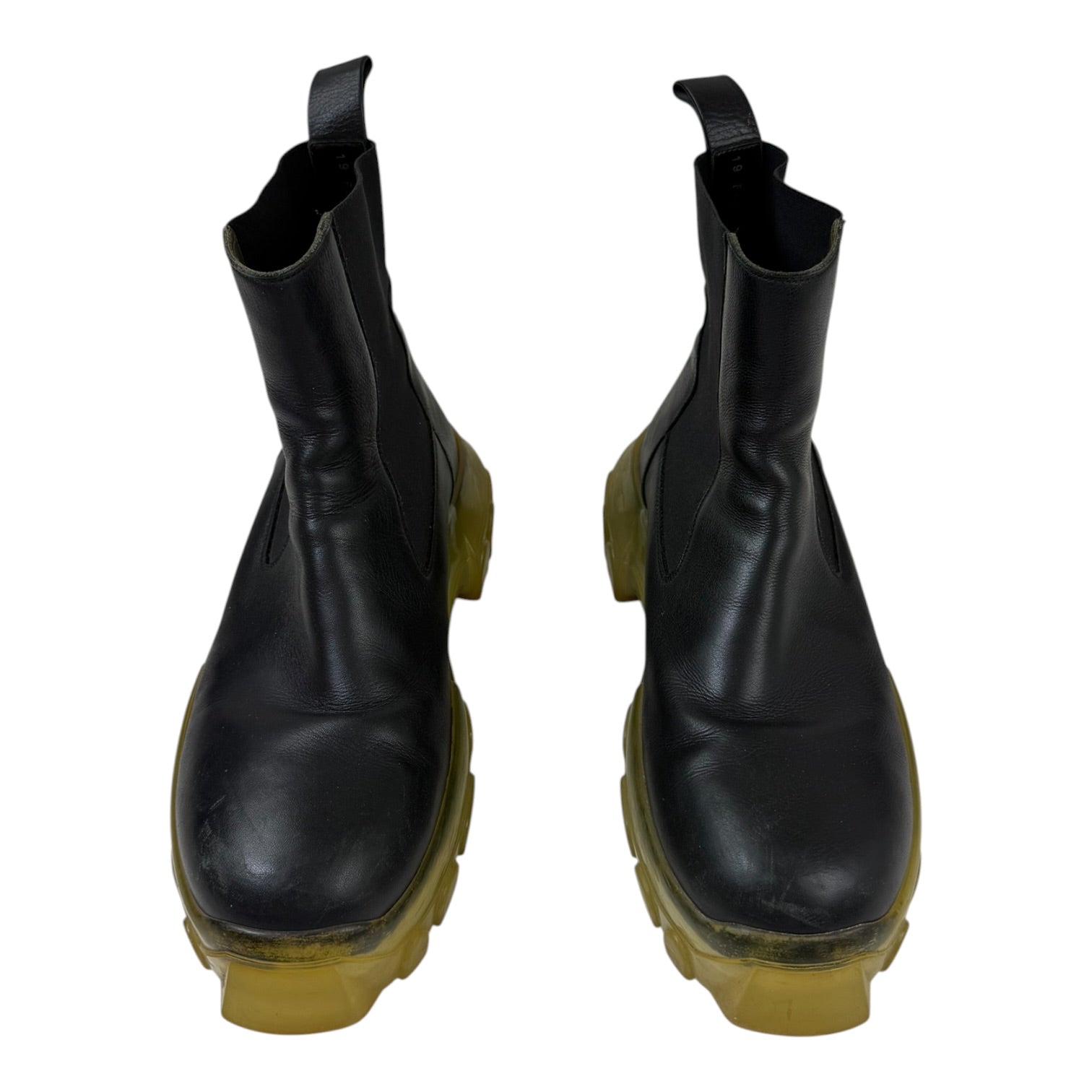 Rick Owens Bozo Tractor Beetle Chelsea Boots Black (Used)