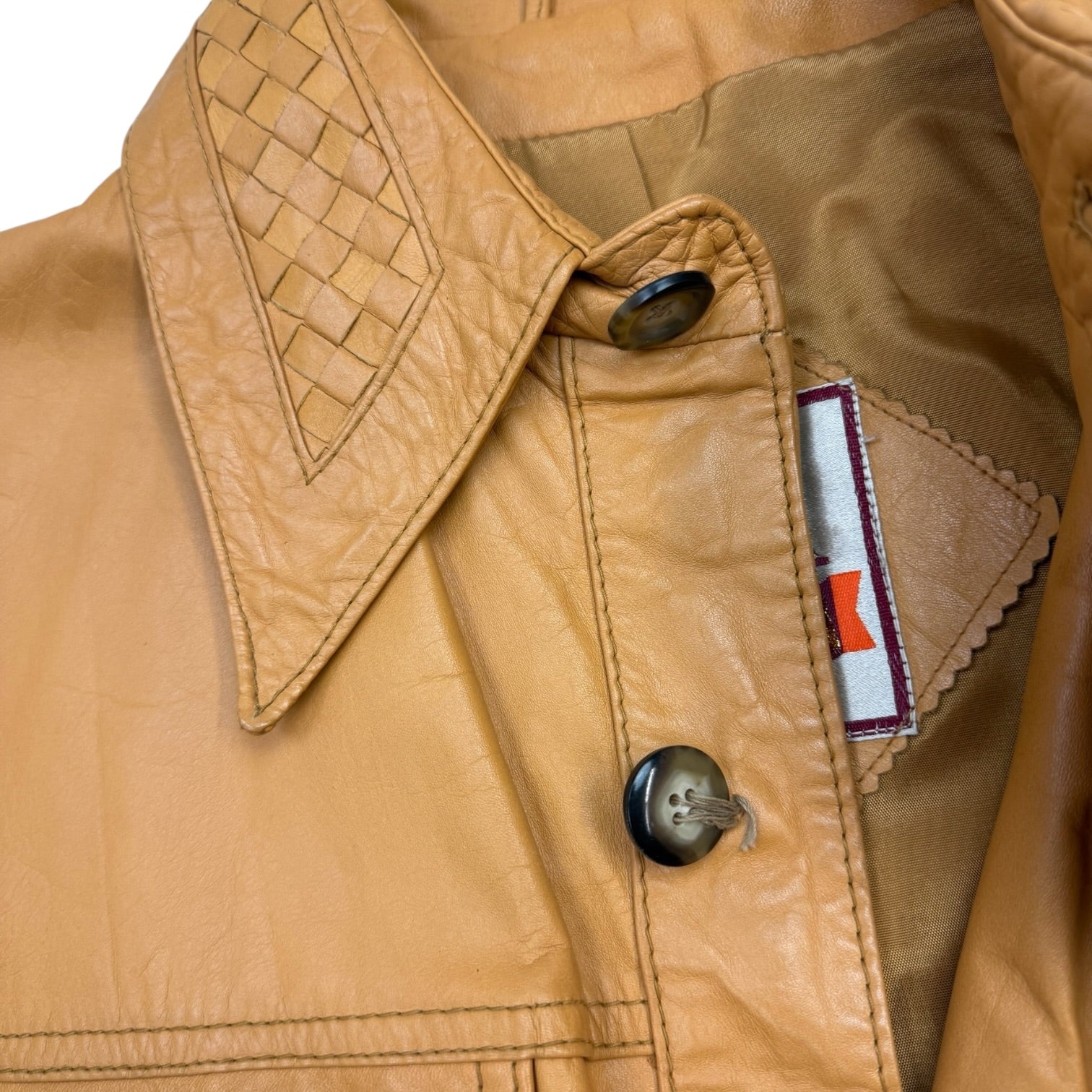 Vintage Baracuta Leather Overshirt