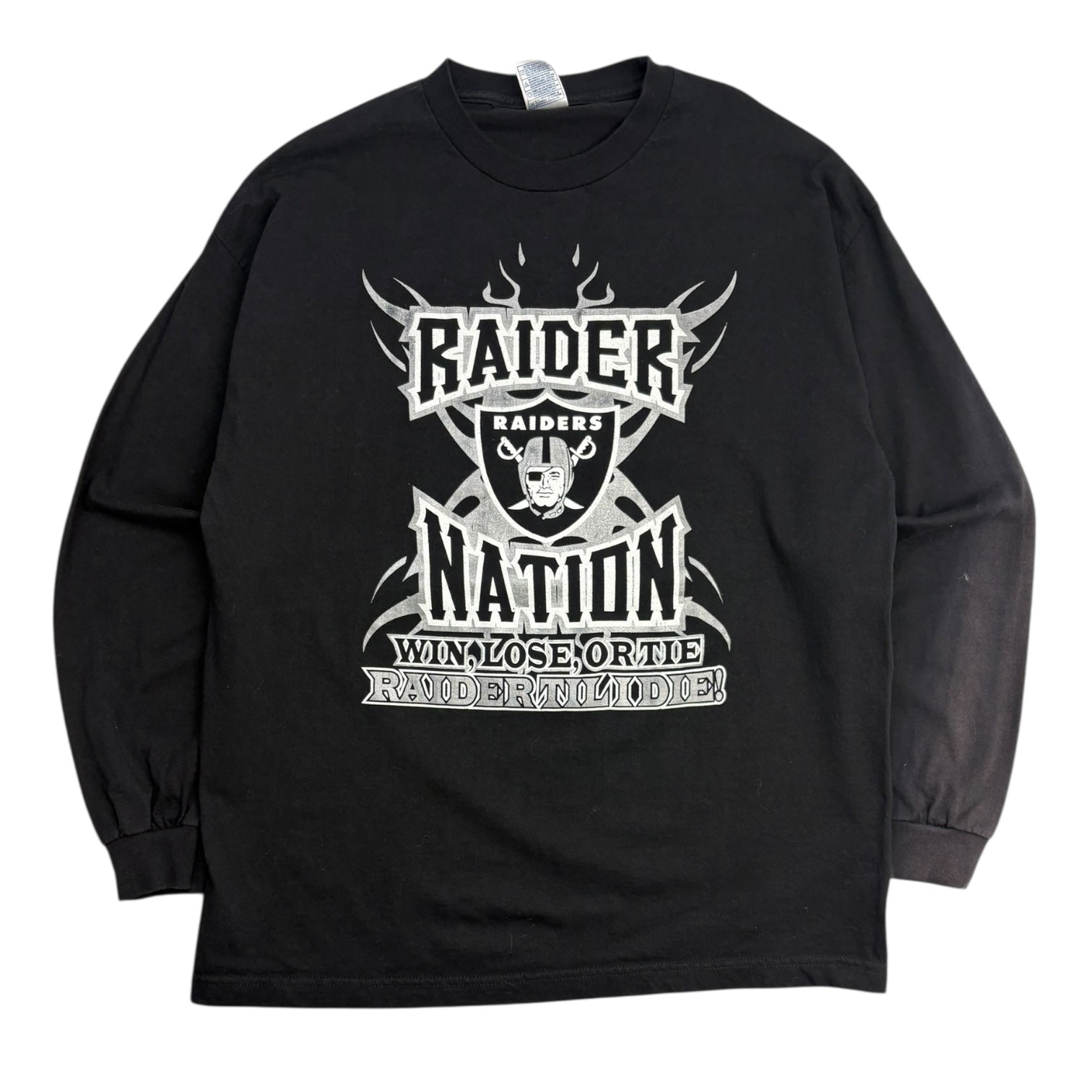 Vintage Raiders Nation "Broncos Sucks!..." L/S T-Shirt