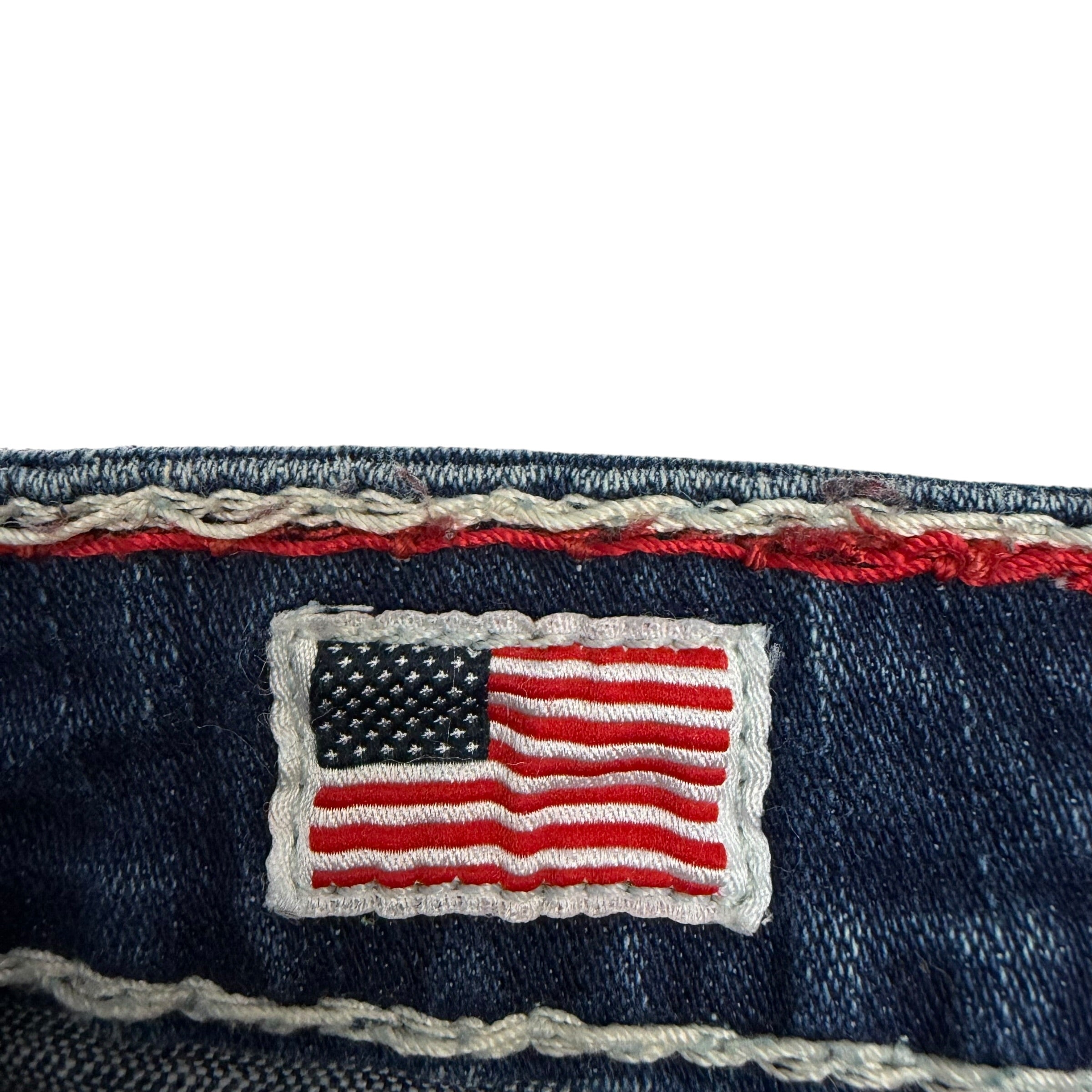 (W) Vintage True Religion Julie Super T Jeans Blue