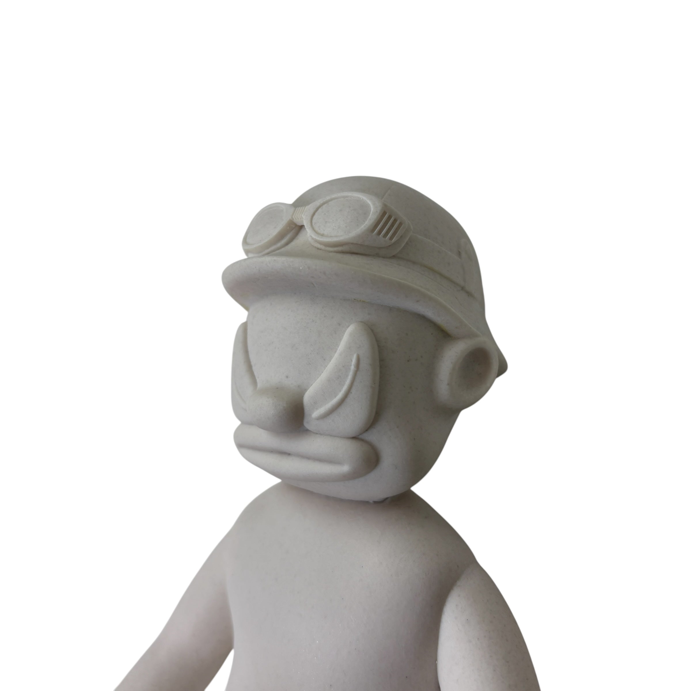 Nike Olaolu Slawn Ledge Boy Sculpture White